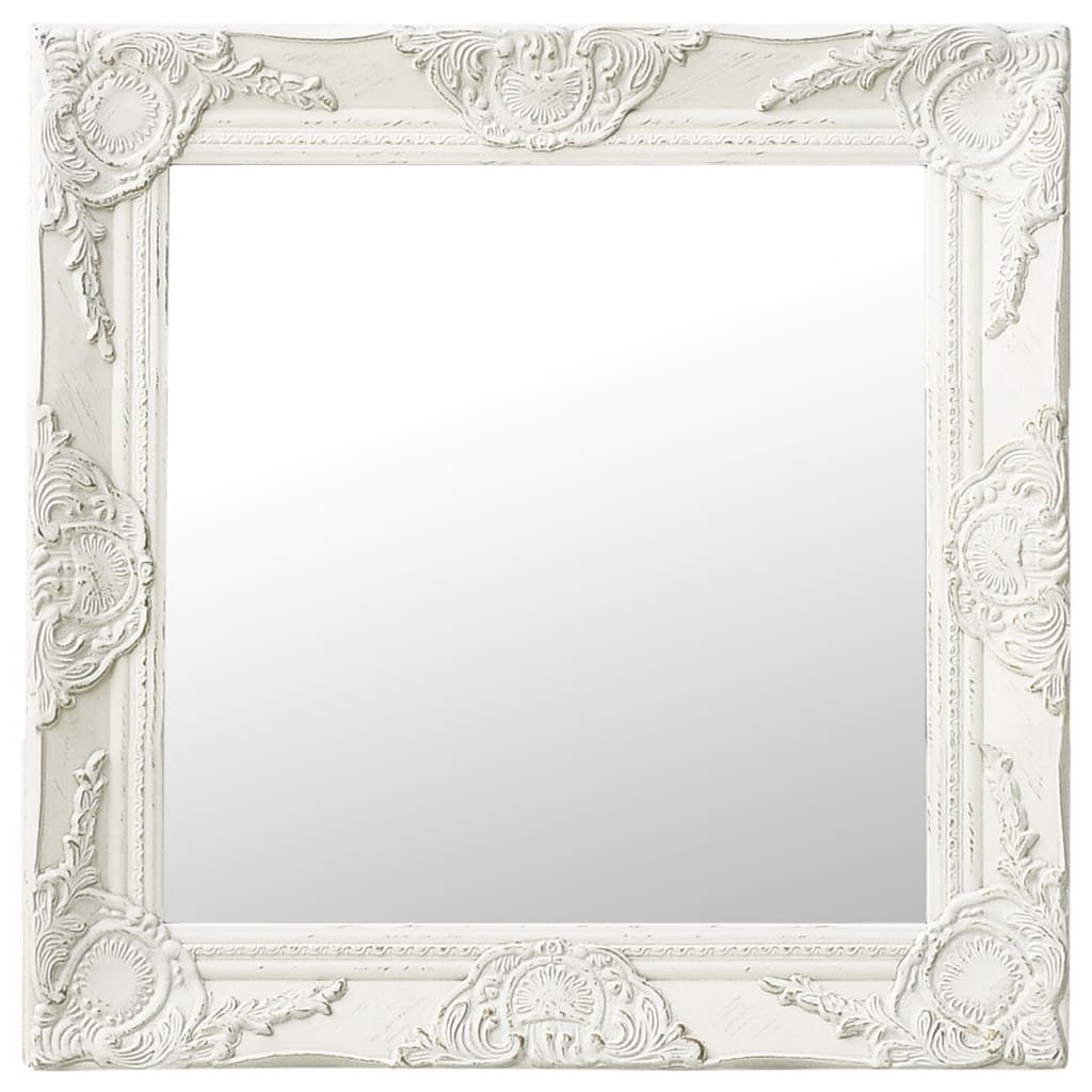 Spiegel 50 x 50 cm Wandspiegel Dekoration eckig Hängespiegel im Barock-Stil 50