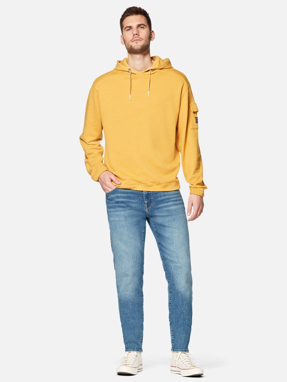 Mavi Kapuzenpullover Hooded Hoodie Sweatshirt Kapuzenpullover Shirt in Unif günstig online kaufen