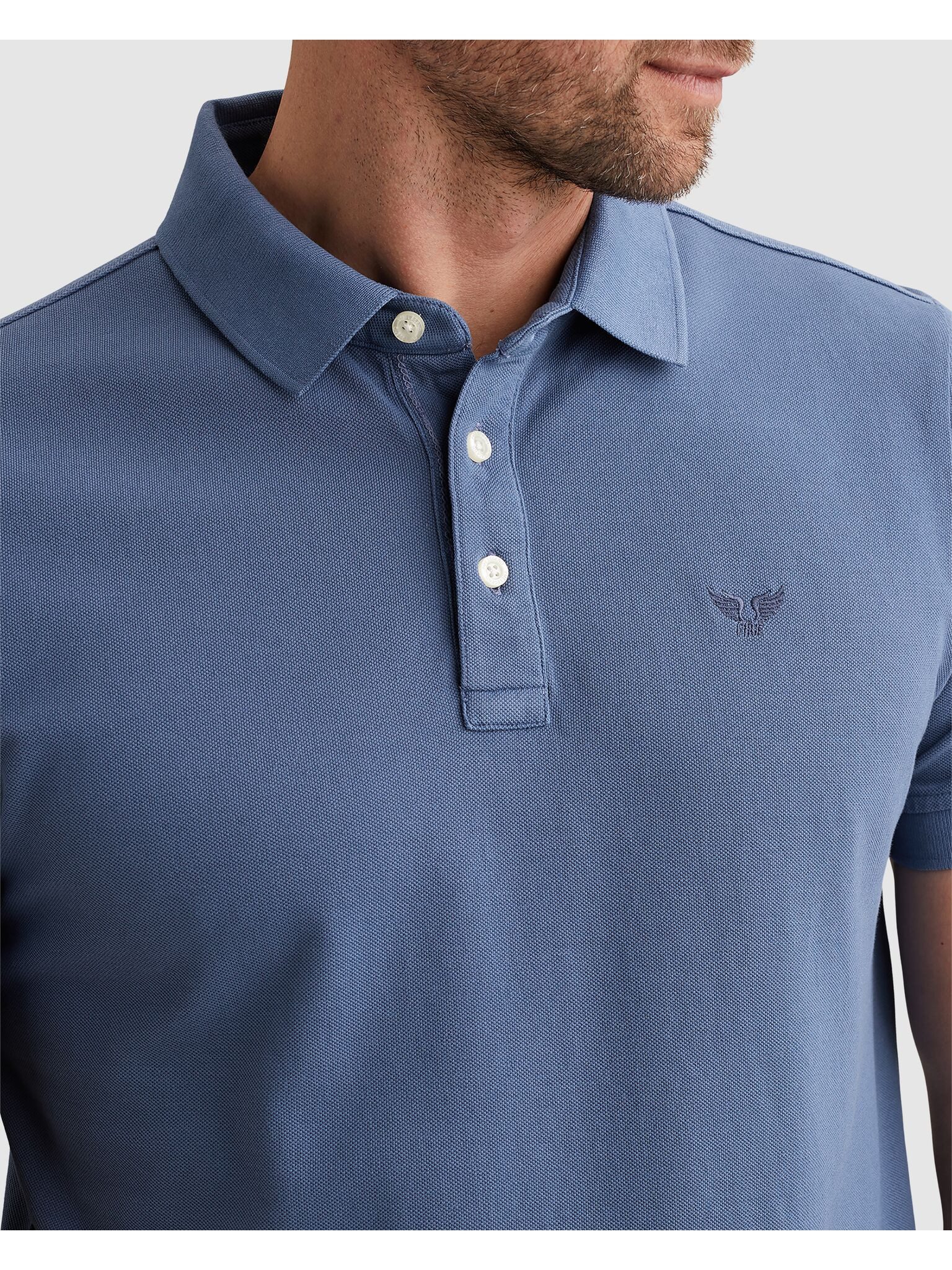 PME LEGEND Poloshirt mit Logo-Stickerei – Bild 4 von 5