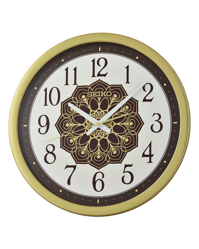 Seiko Wanduhr (Quarzuhr,durchlaufende Sekunde,Wohnzimmer,Küche, Esszimmer, Büro, Flur)