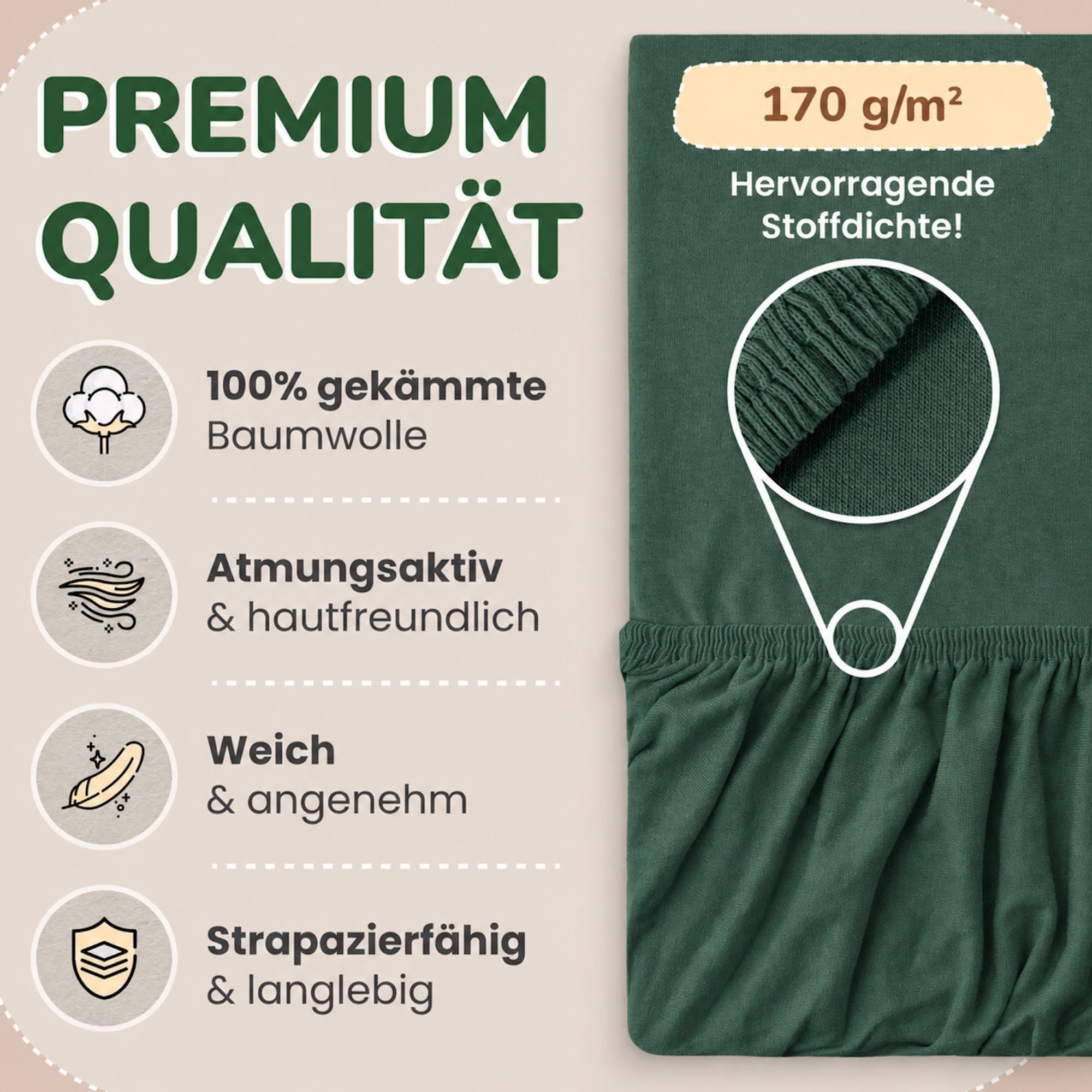 leevitex® Spannbettlaken für Kinderbetten, 2er-Set, 70 x 140 cm, Steghöhe 15 cm, Jersey, Gummizug: rundum, (2 Stück), verschiedene Farben, OEKO-TEX® STANDARD 10 – Bild 3 von 5