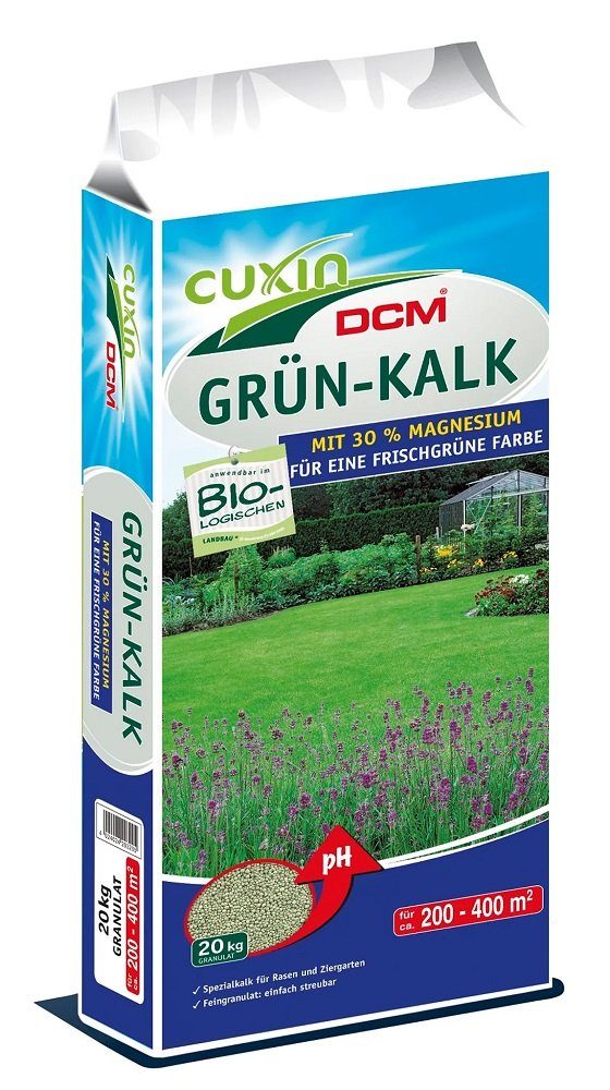 Rasenkalk Cuxin DCM Grün-Kalk 20 Kg