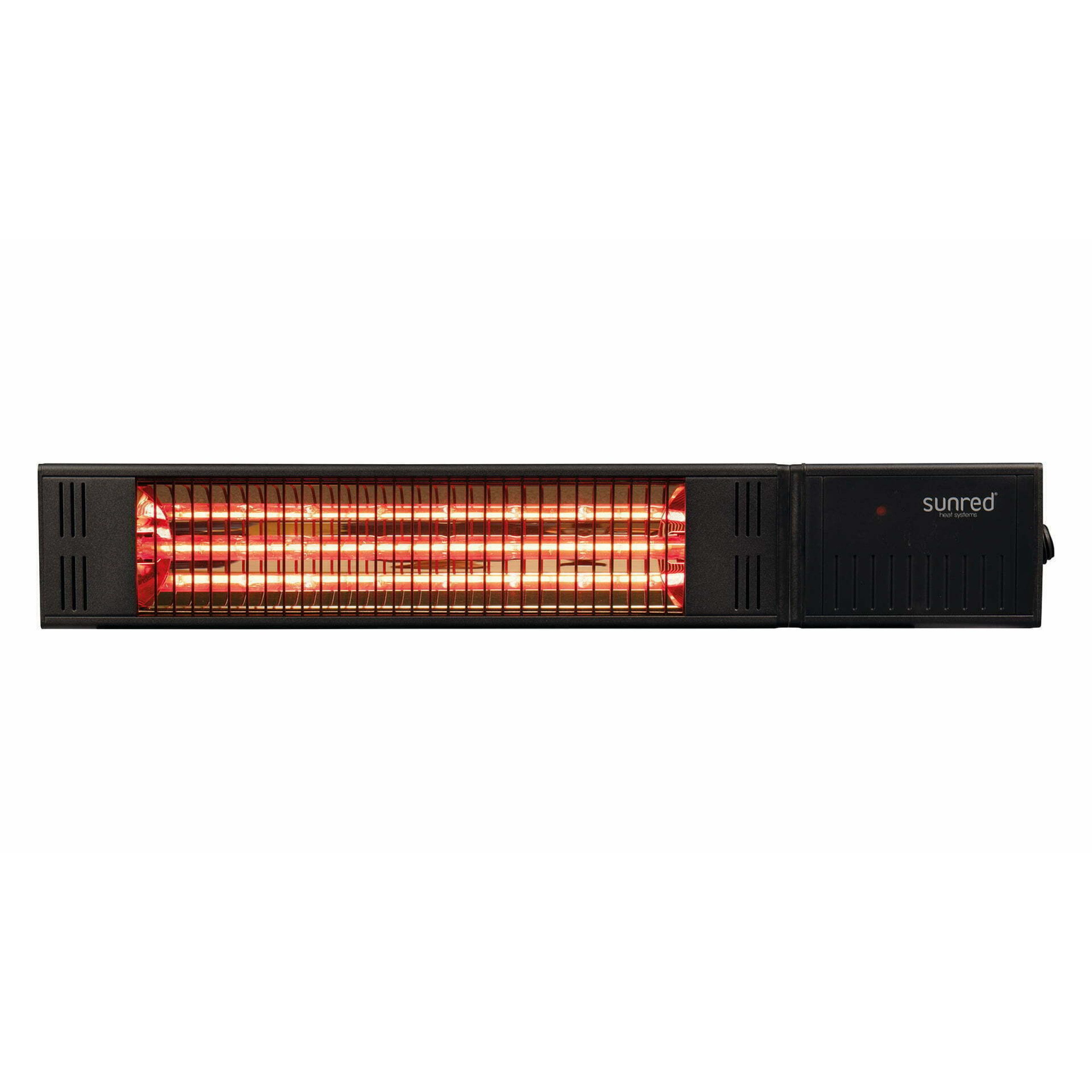 SUNRED® heat systems Heizstrahler SUNRED® Wand-Infrarot-Heizstrahler Heater Sun Ultra Wall Black 1500