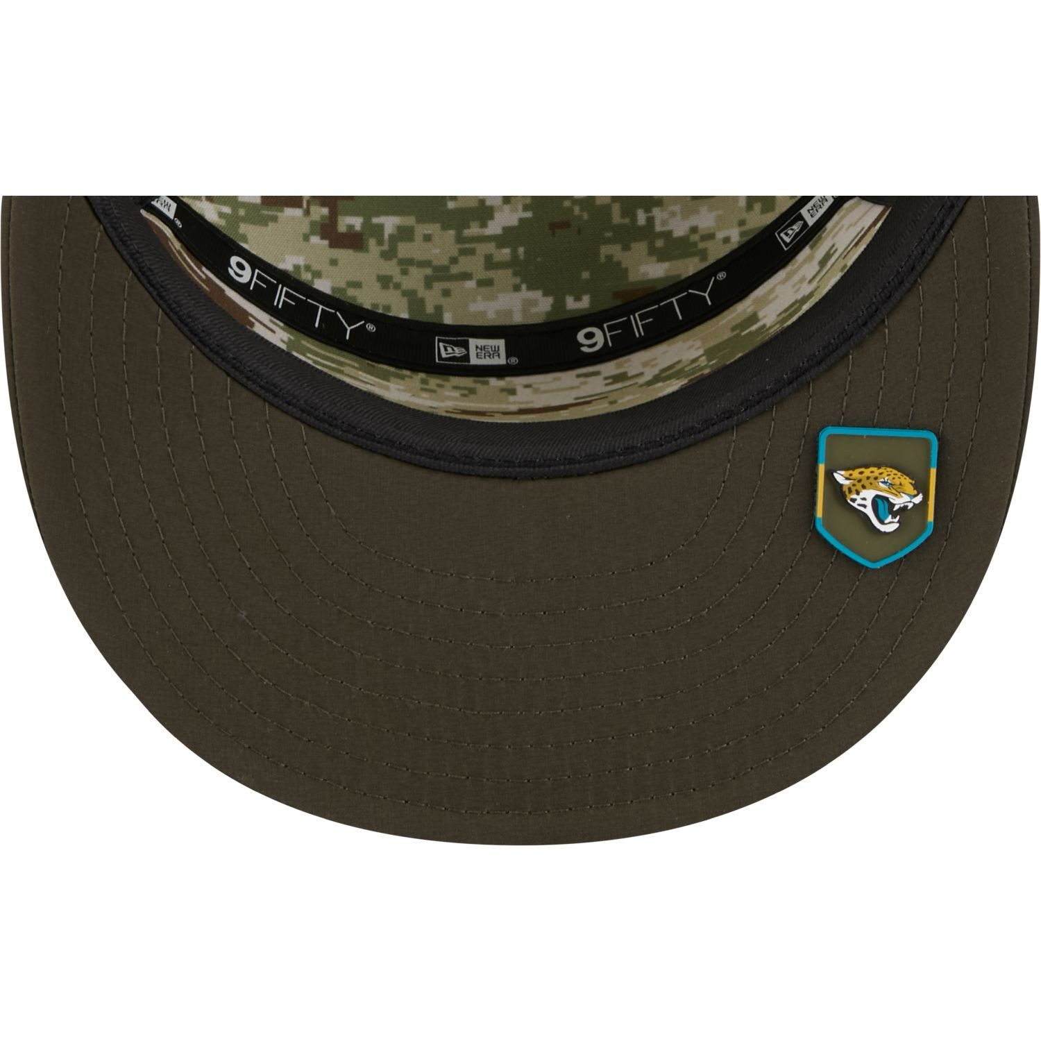 New Era Snapback Cap 9Fifty Split Panel SALUTE Jacksonville Jaguars