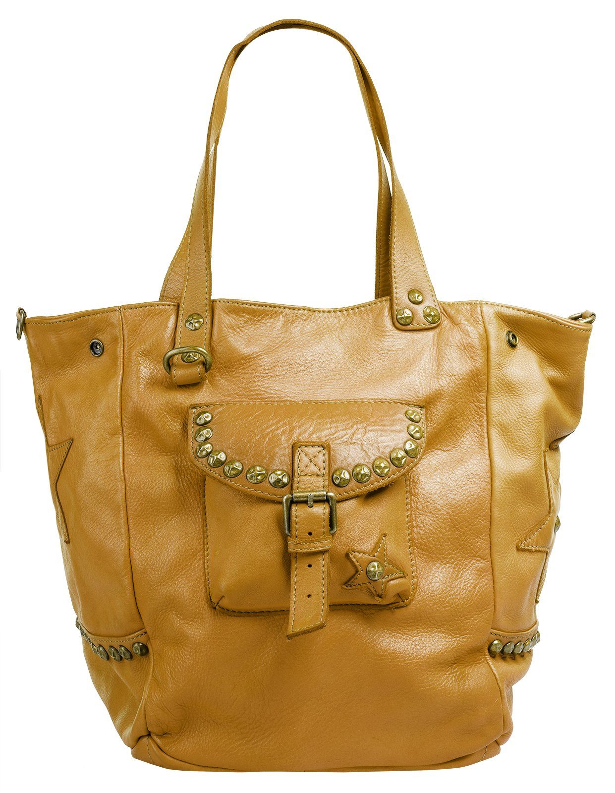 Samantha Look Shopper, echt Leder, Made in Italy