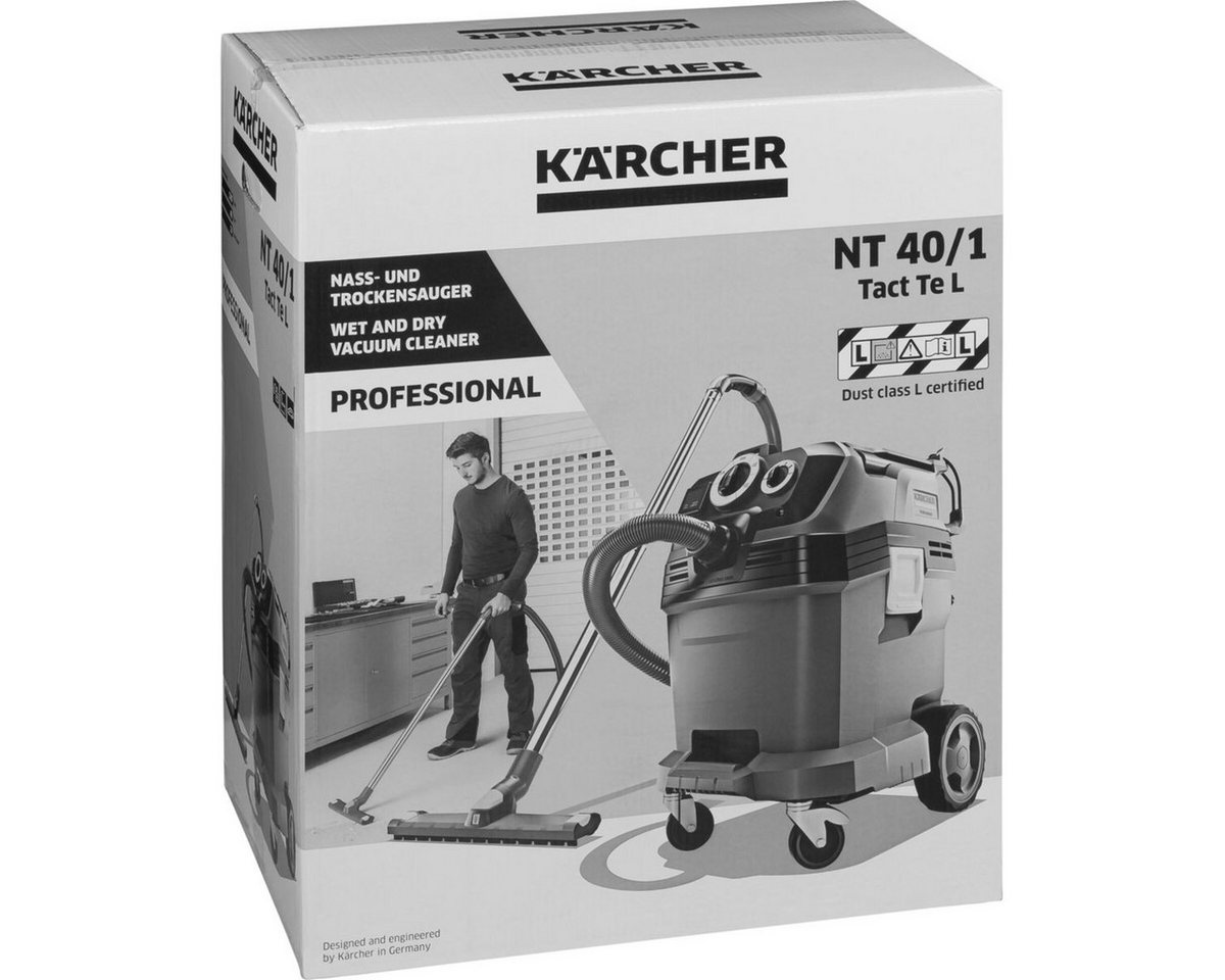 KÄRCHER Nass-Trocken-Sauger NT 40/1 Tact Te L Nass-Trockensauger