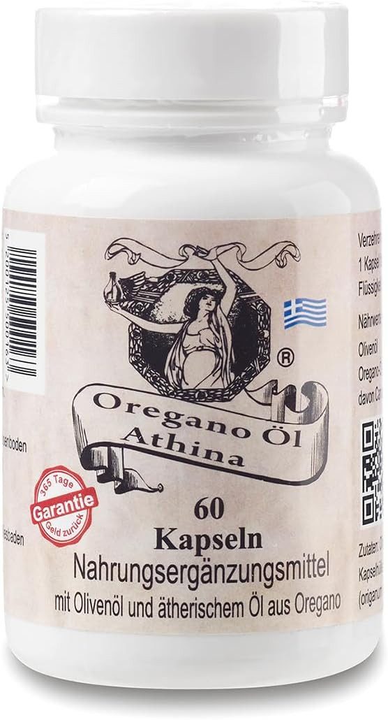Athina Oregano Öl Softgels-Forte 80% Carvacrol Kapseln