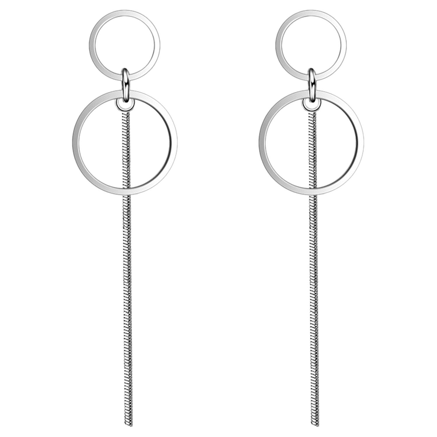 LÖB Paar Ohrstecker Silber Ohrringe Hängend günstig online kaufen