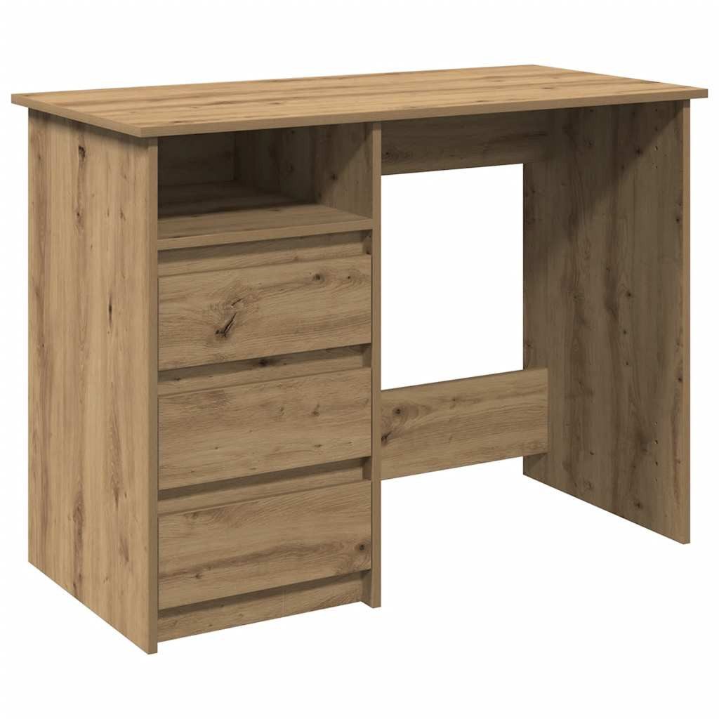 vidaXL Schreibtisch Schreibtisch Artisan-Eiche 102x50x75 cm Holzwerkstoff günstig online kaufen