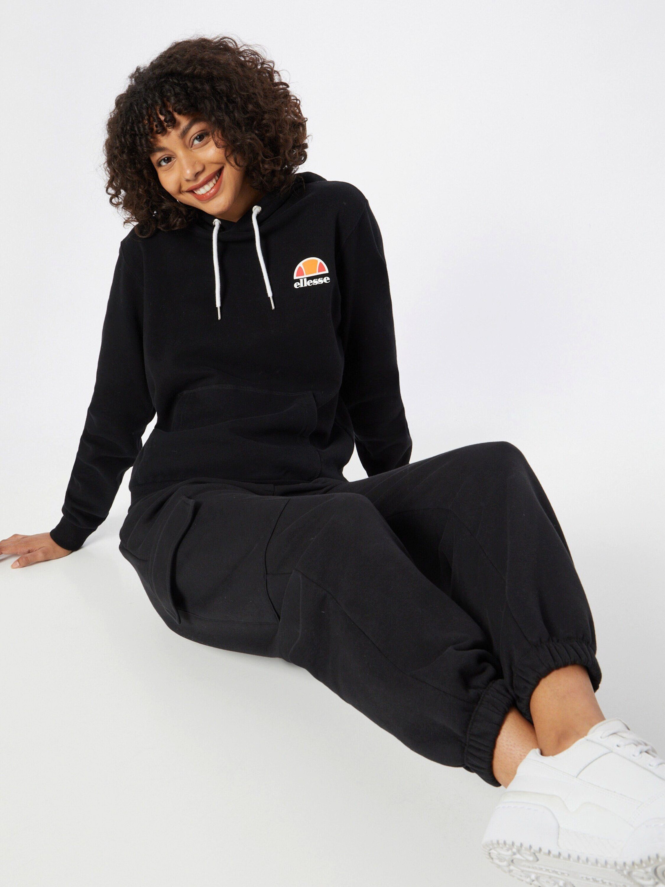 schwarz Sweatshirt Plain/ohne Details Elise (1-tlg) Ellesse