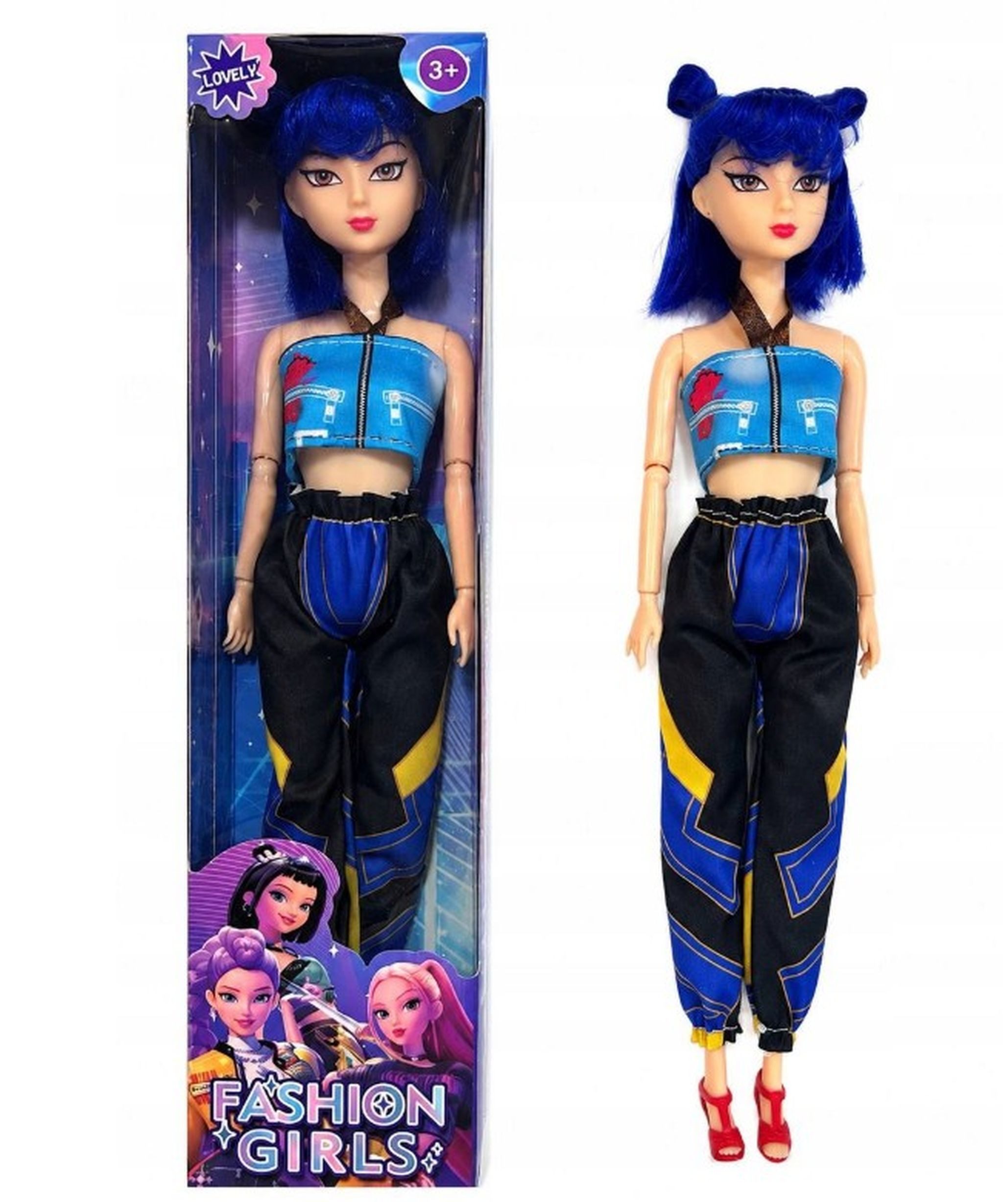 KPop Demon Hunters Anziehpuppe K-POP Fashion Girls Modepuppe 30 cm Bewegliche Arme und Beine
