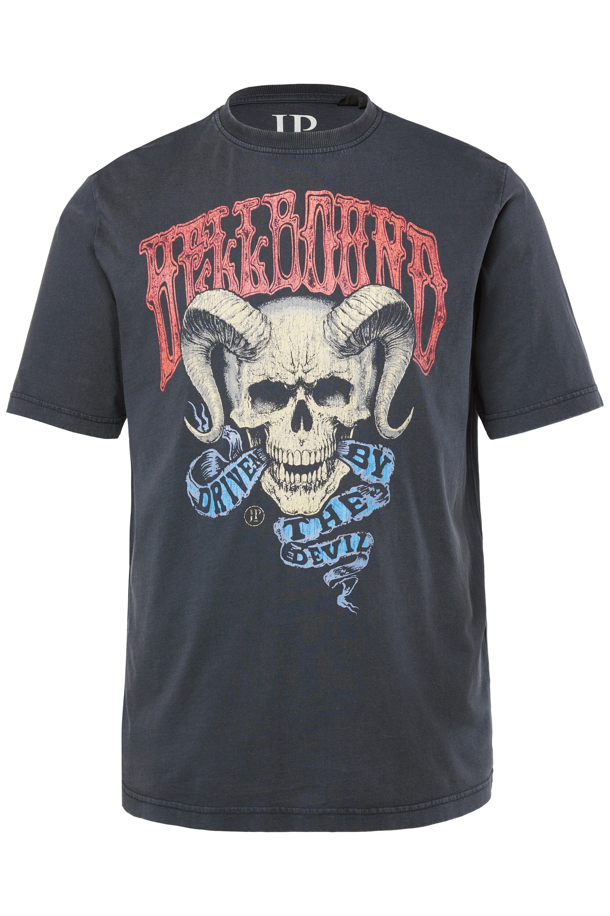 JP1880 T-Shirt JP1880 T-Shirt Halbarm Brustprint Vintage-Look günstig online kaufen