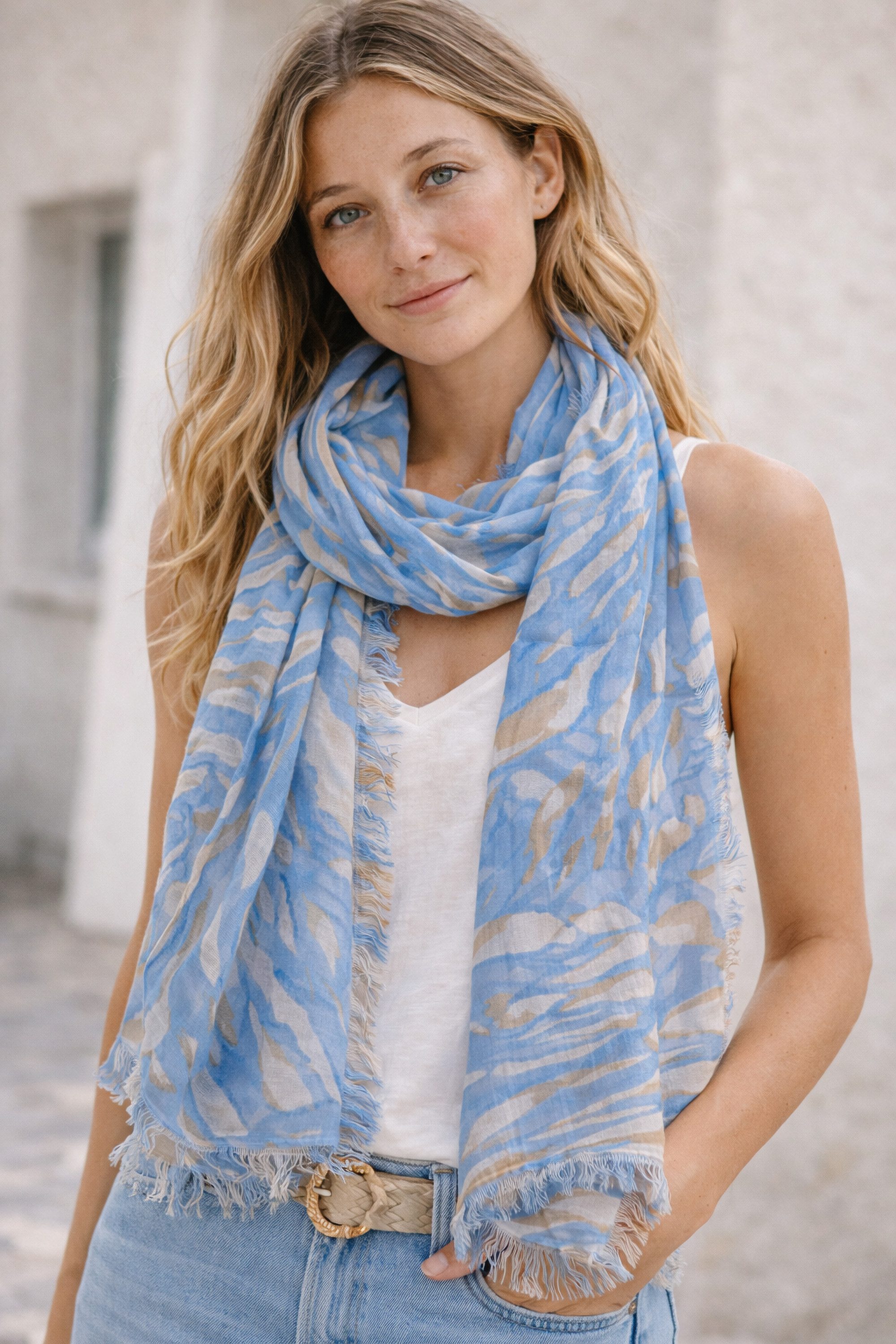 COLLEZIONE ALESSANDRO Modeschal Heaven, (1-St), aus super-soft Viskose, Made in Italy