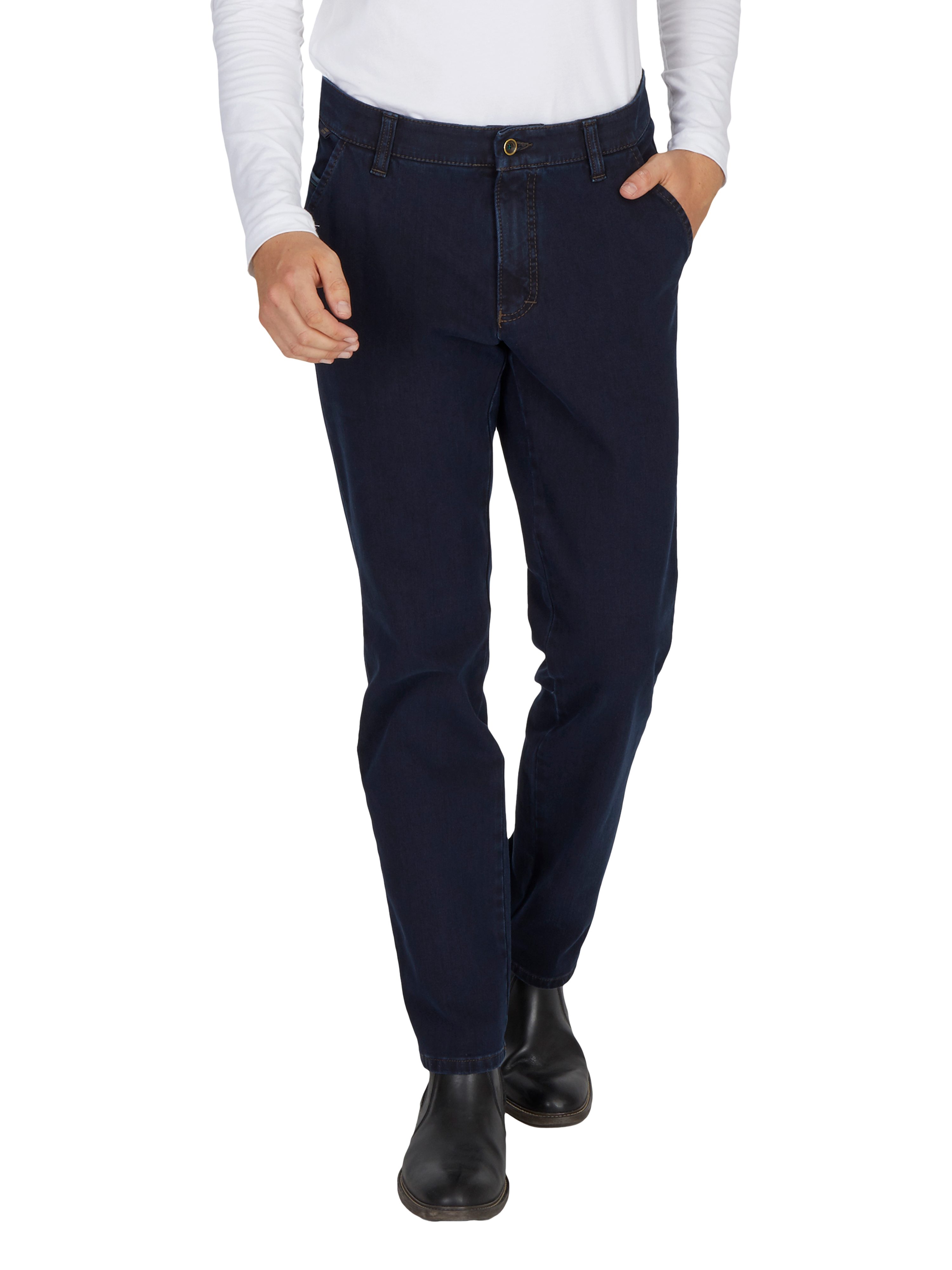 Club of Comfort Chinohose GARVEY 7054 Bequeme Flat Front-Hose, elastischer günstig online kaufen