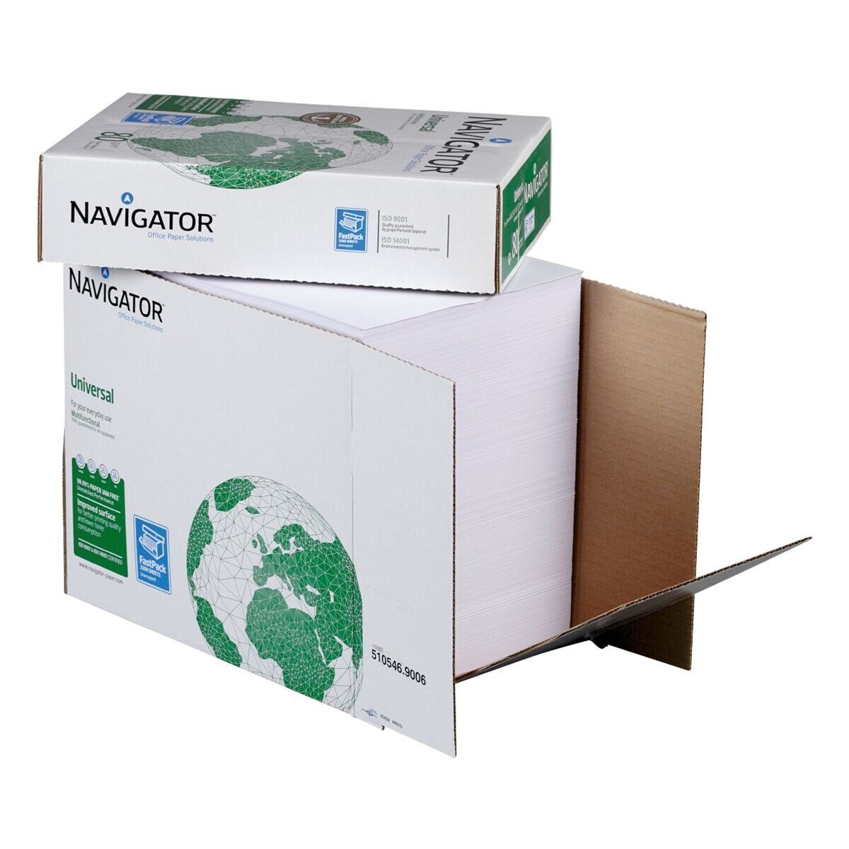NAVIGATOR Druckerpapier Universal, Format DIN A4, 80 g/m², 169 CIE, 2500 Blatt
