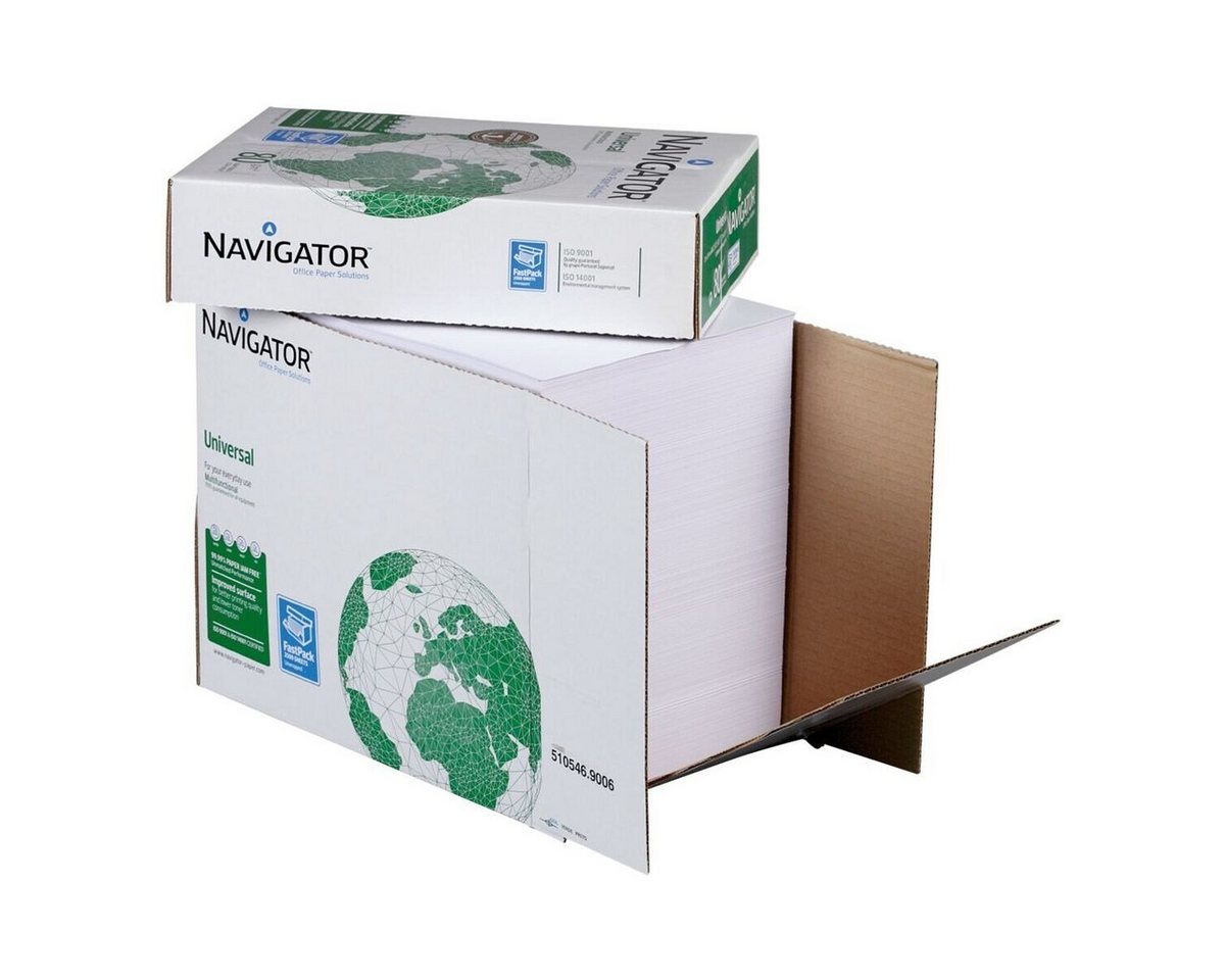 Thumbnail - NAVIGATOR Druckerpapier Universal, Format DIN A4, 80 g/m², 169 CIE, 2500 Blatt