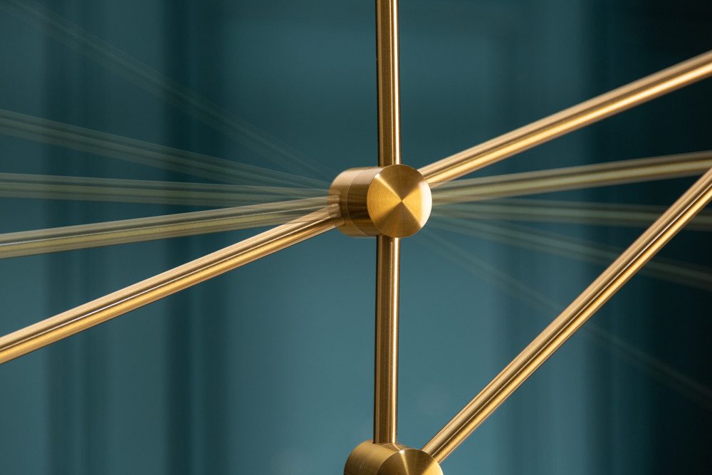 riess-ambiente Hängeleuchte VARIATION 128cm gold, ohne Leuchtmittel, Wohnzimmer · Metall · Esszimmer · Modern Design