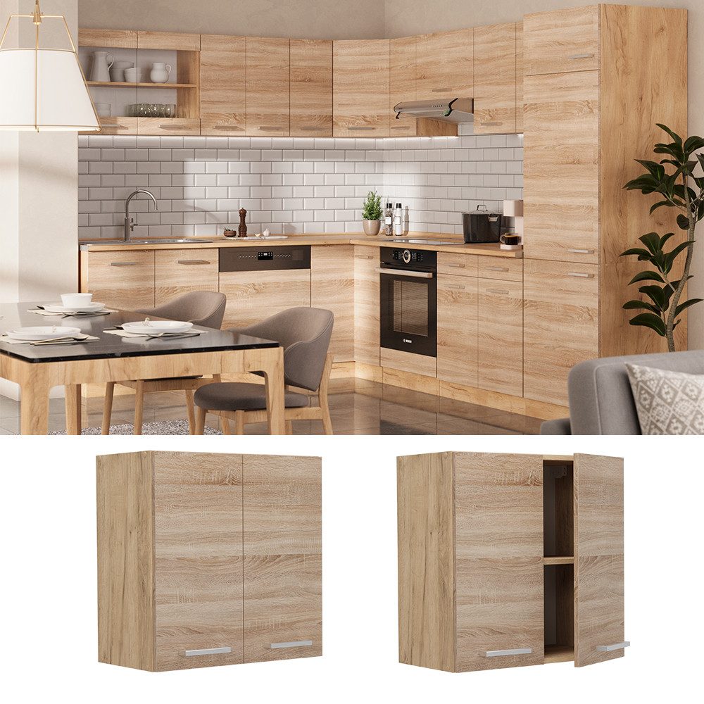 Vicco Hängeschrank R-Line, Sonoma/Goldkraft Eiche, 60 günstig online kaufen