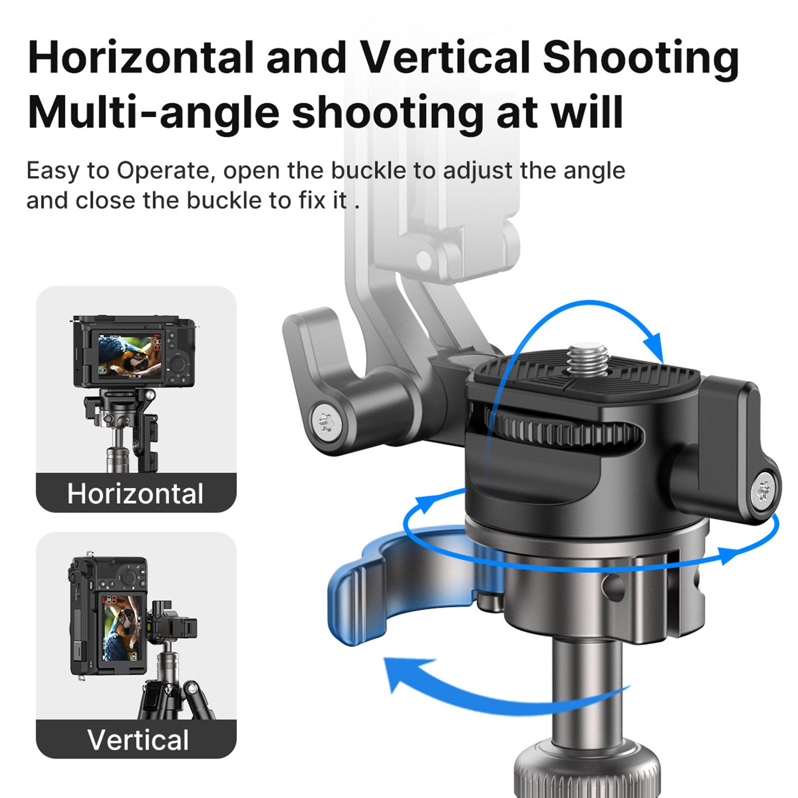 ULANZI MT-63 Aluminum Alloy Portable Mini Tripod for Camera Smartphone Kamerastativ