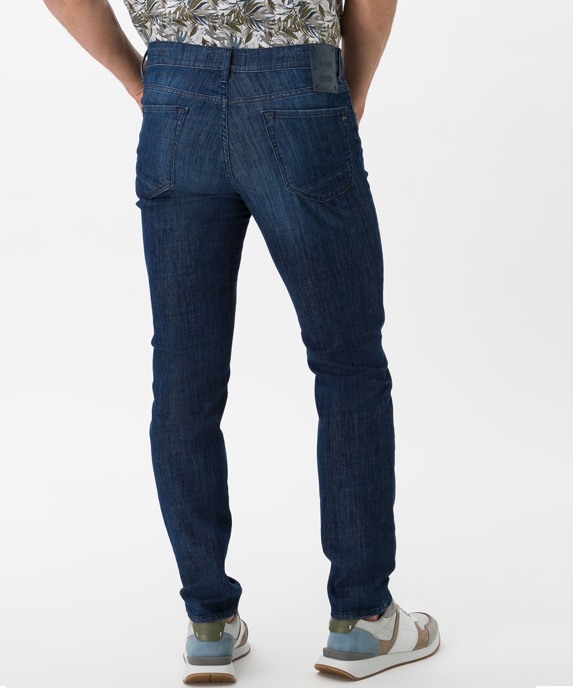 Brax 5-Pocket-Jeans Style blue Sommerdenim used CHUCK Hi-Flex navy softer LIGHT