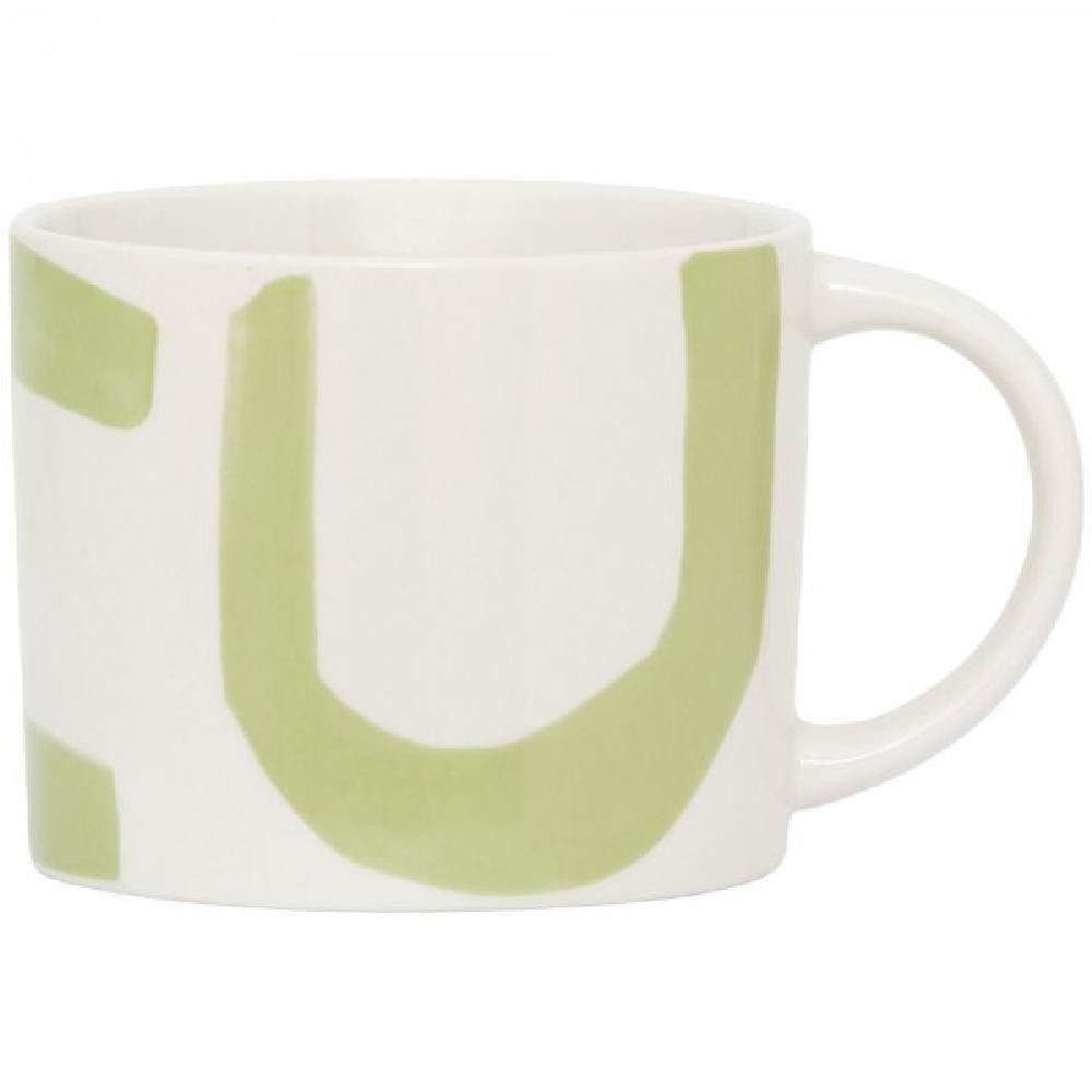 Urban Nature Culture Tasse Becher mit Henkel Tazza Pale Green (14,5x10,5x8,5cm)