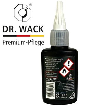 DR WACK Fahrrad-Montageständer Dr.Wack F100 Fahrrad MTB Ebike Road Trocken Schmierstoff Pflege 50ml