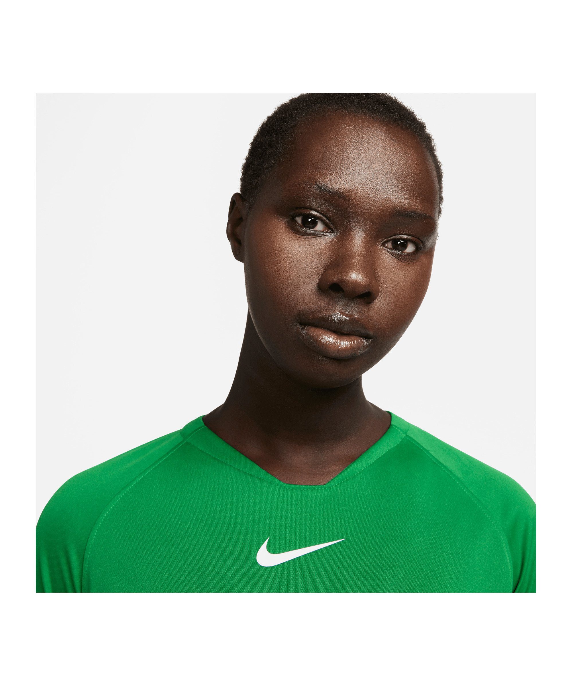 Nike gruenweiss Layer default Damen Funktionsshirt First Park
