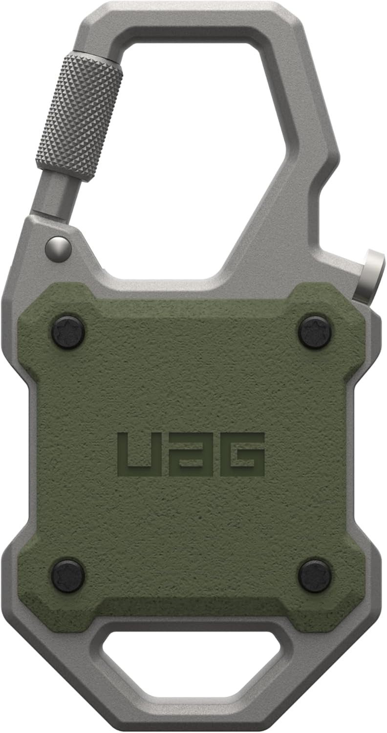Urban Armor Gear Schlüsselanhänger Monarch - AirTag Schlüsselanhänger mit Karabiner, [Inkl. Flaschenöffner, Ultra robust]