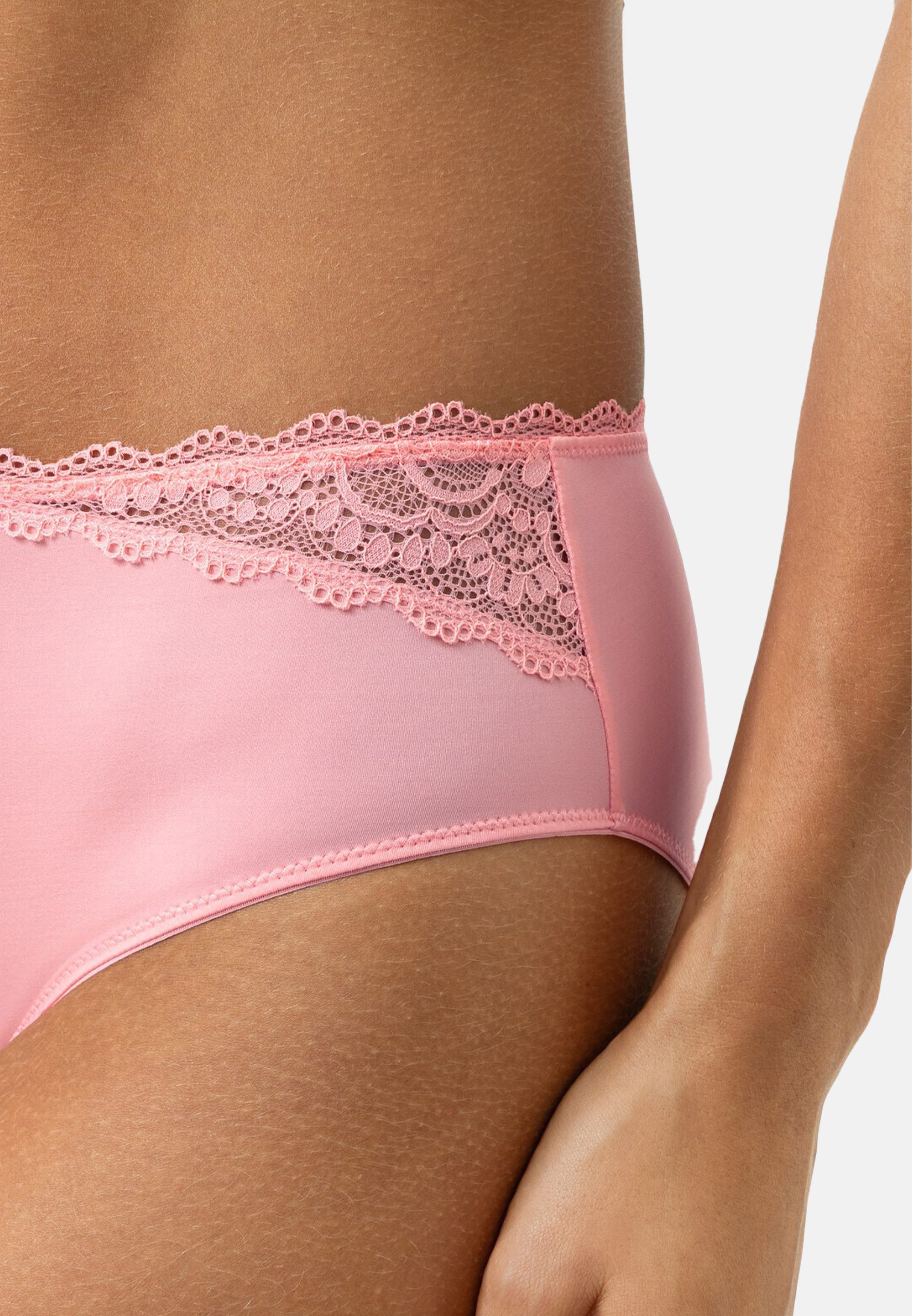 Mey Panty Amorous (1-St) American-Pants - Leicht - Mit grafischer Spitze, Flacher Bund