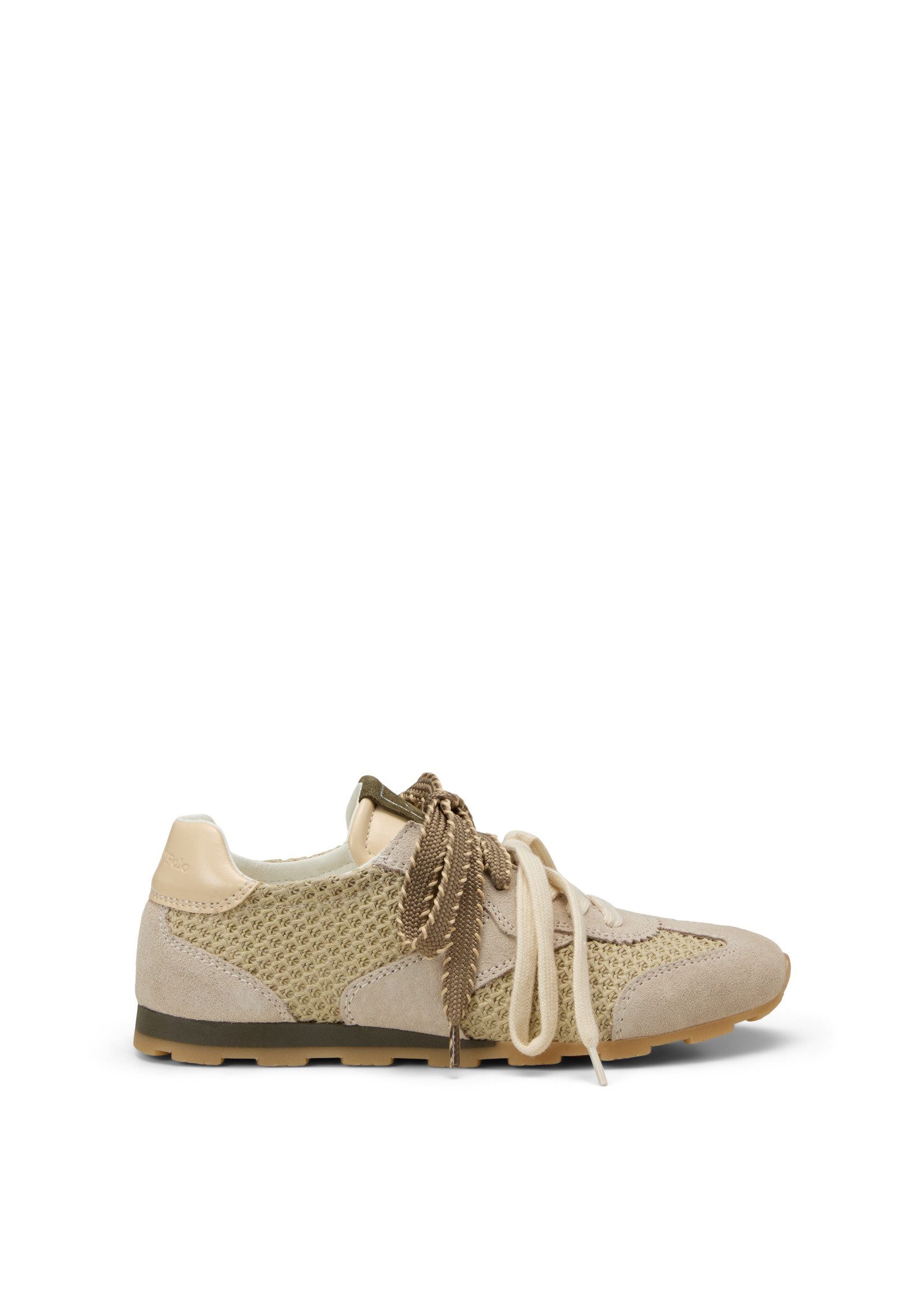 Marc O'Polo in luftiger Häkeloptik mit Leder Sneaker