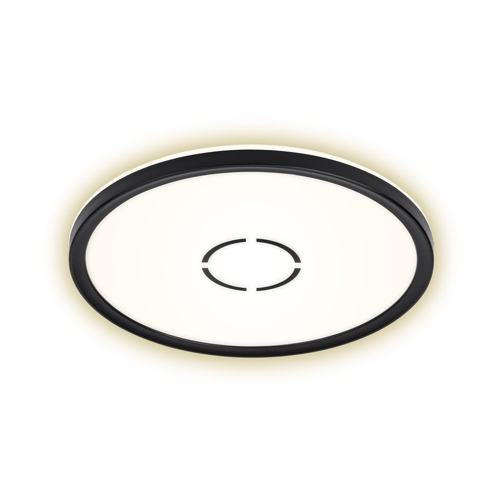 Briloner Leuchten LED Deckenleuchte 3391-015, Backlight, LED fest integriert, 2700K - Extra-Warmweiß, Deckenlampe indirektes Hintergrundlicht Ø29,3cm