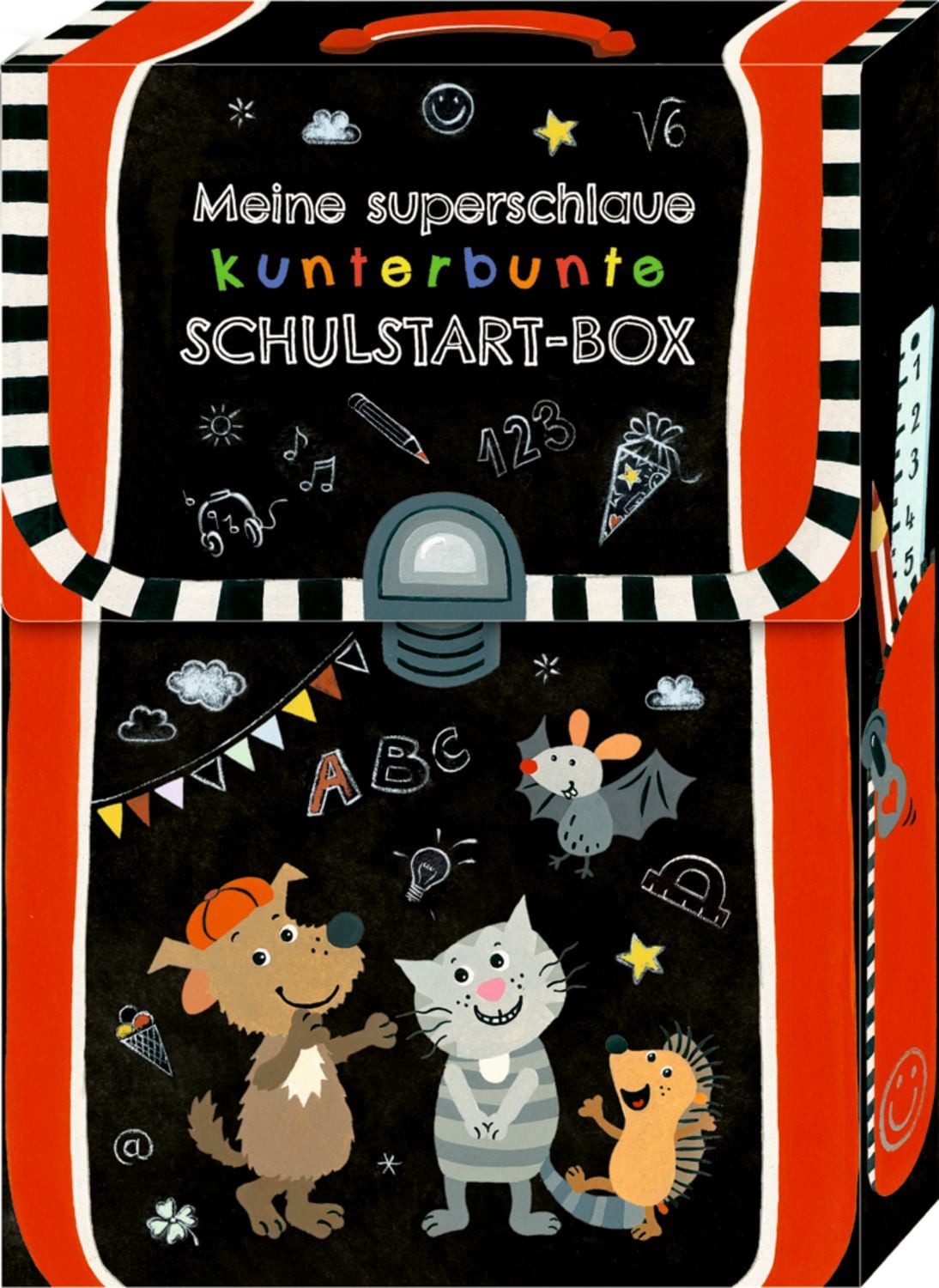 Coppenrath Spiel Meine superschlaue kunterbunte Schulstart-Box