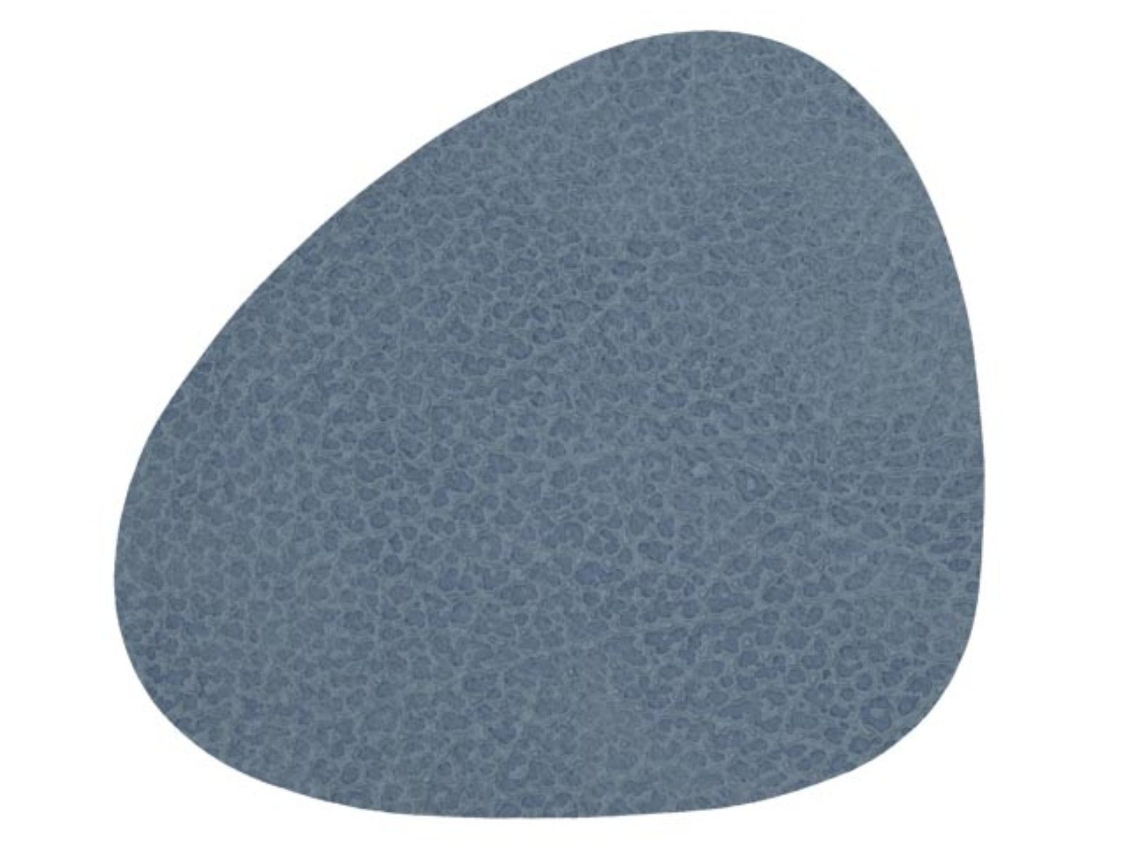 LIND DNA Platzset HIPPO Untersetzer Curve light blue 11 x 13 cm, Glass Mat Curve Hippo Light Blue