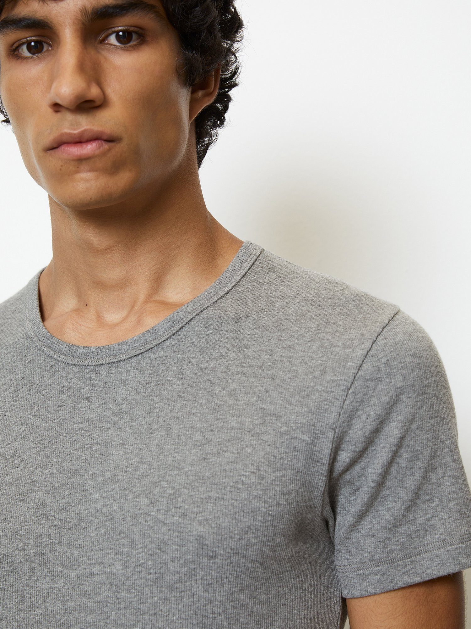 Marc O'Polo T-Shirt Iconic Rib (2-tlg) unterziehshirt unterhemd kurzarm