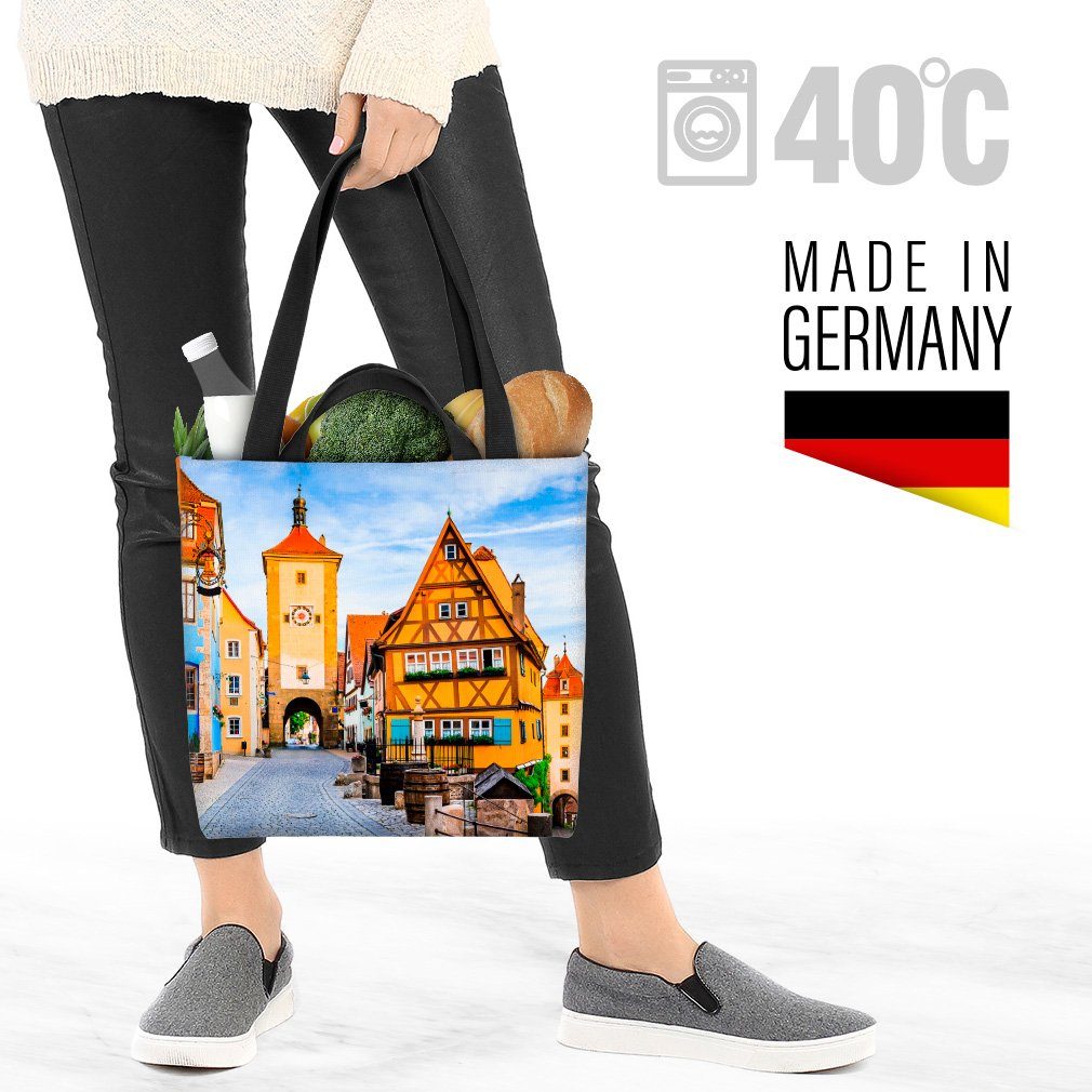 ob (1-tlg), von Straße Tauber Deutschlands Altstadt VOID Henkeltasche Romantische Rothenburg der