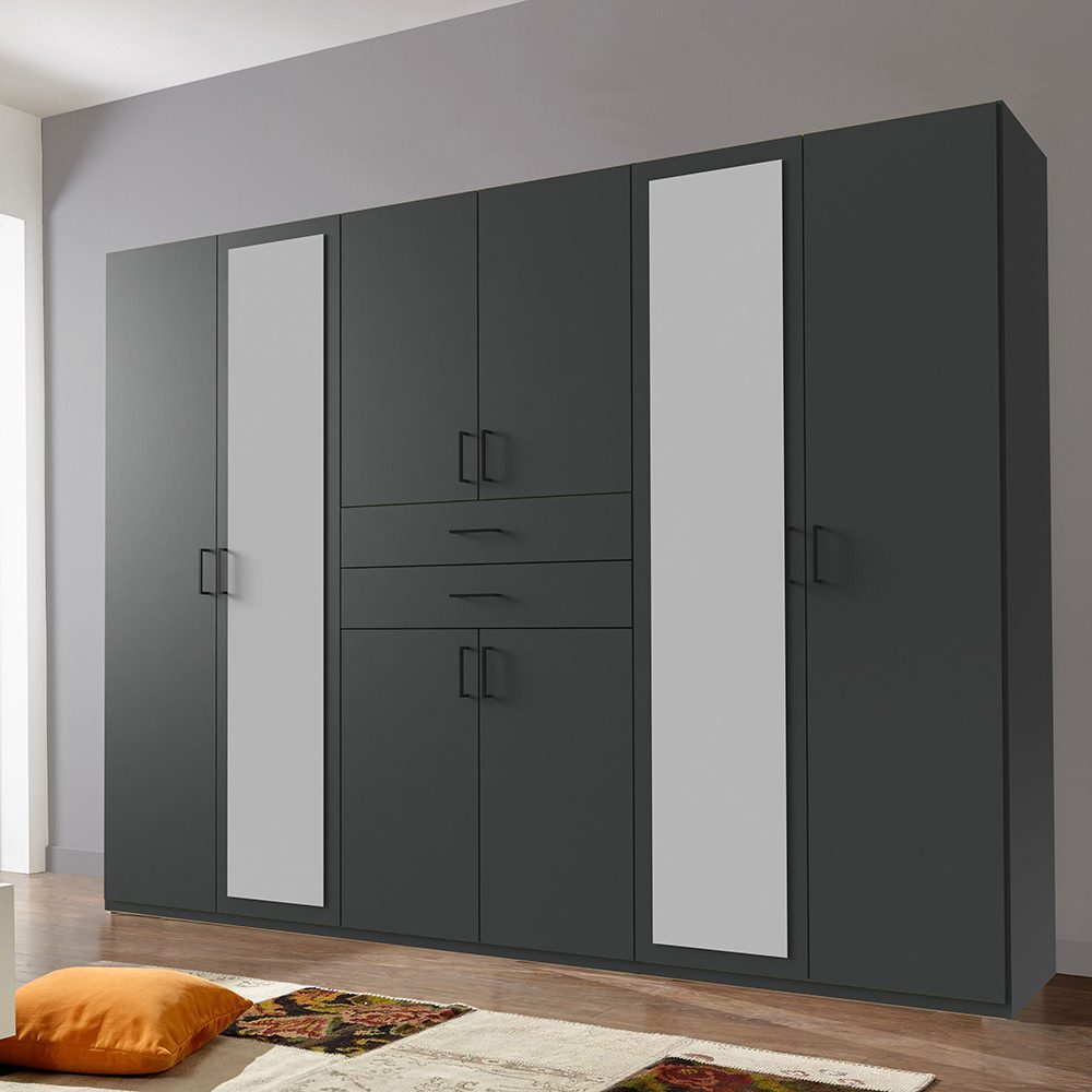 Lomadox Kleiderschrank DUNBAR-43 Drehtürenschrank 270cm, 8 günstig online kaufen