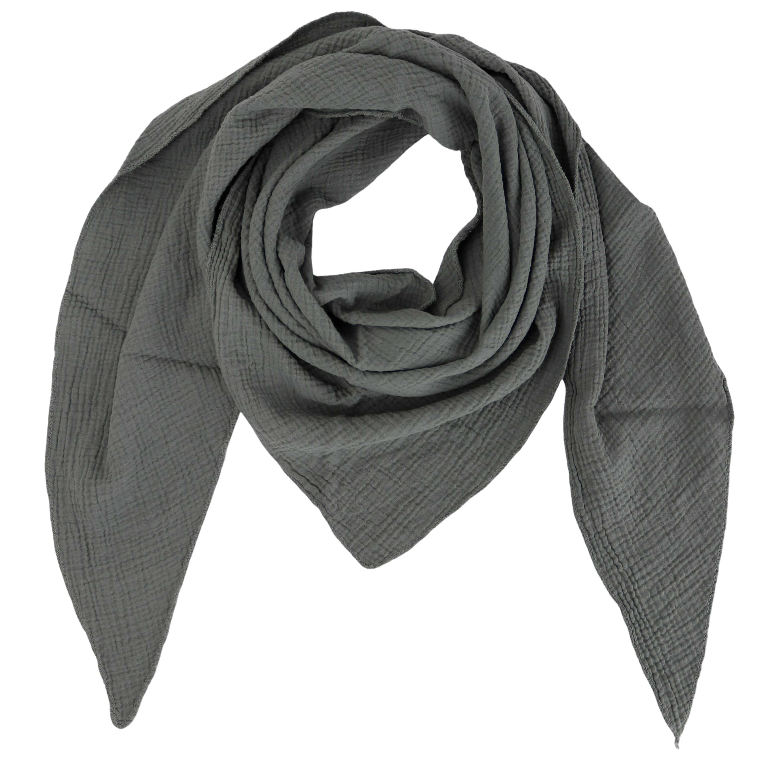 MIRROSI Dreieckstuch Aus Musellin Dreiecksschal ca.190x80 cm, Made in Italy günstig online kaufen