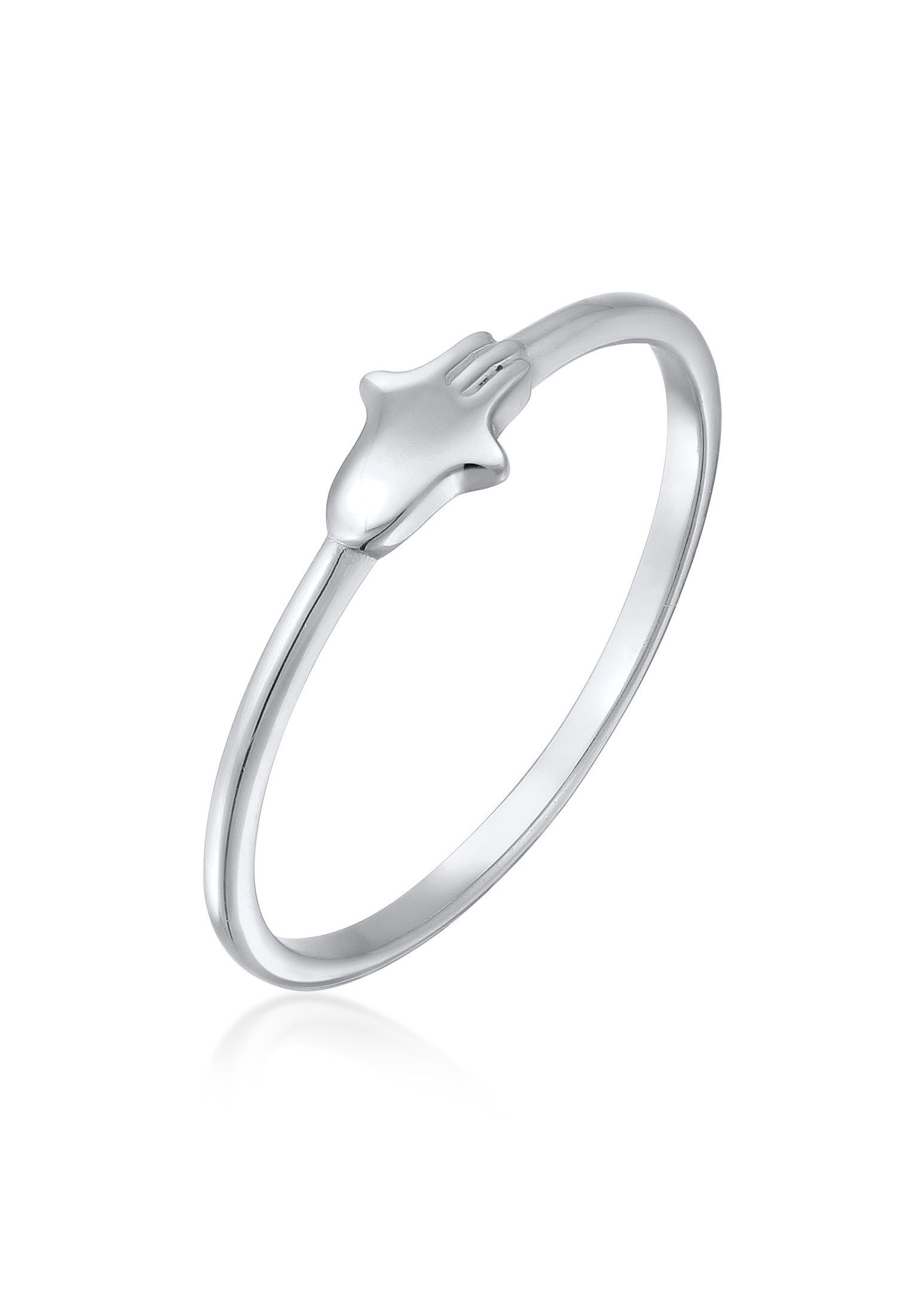 Elli Fußschmuck Damen Fußkettchen Hamsa Hand mit Kristalle in 925 Sterling Silber