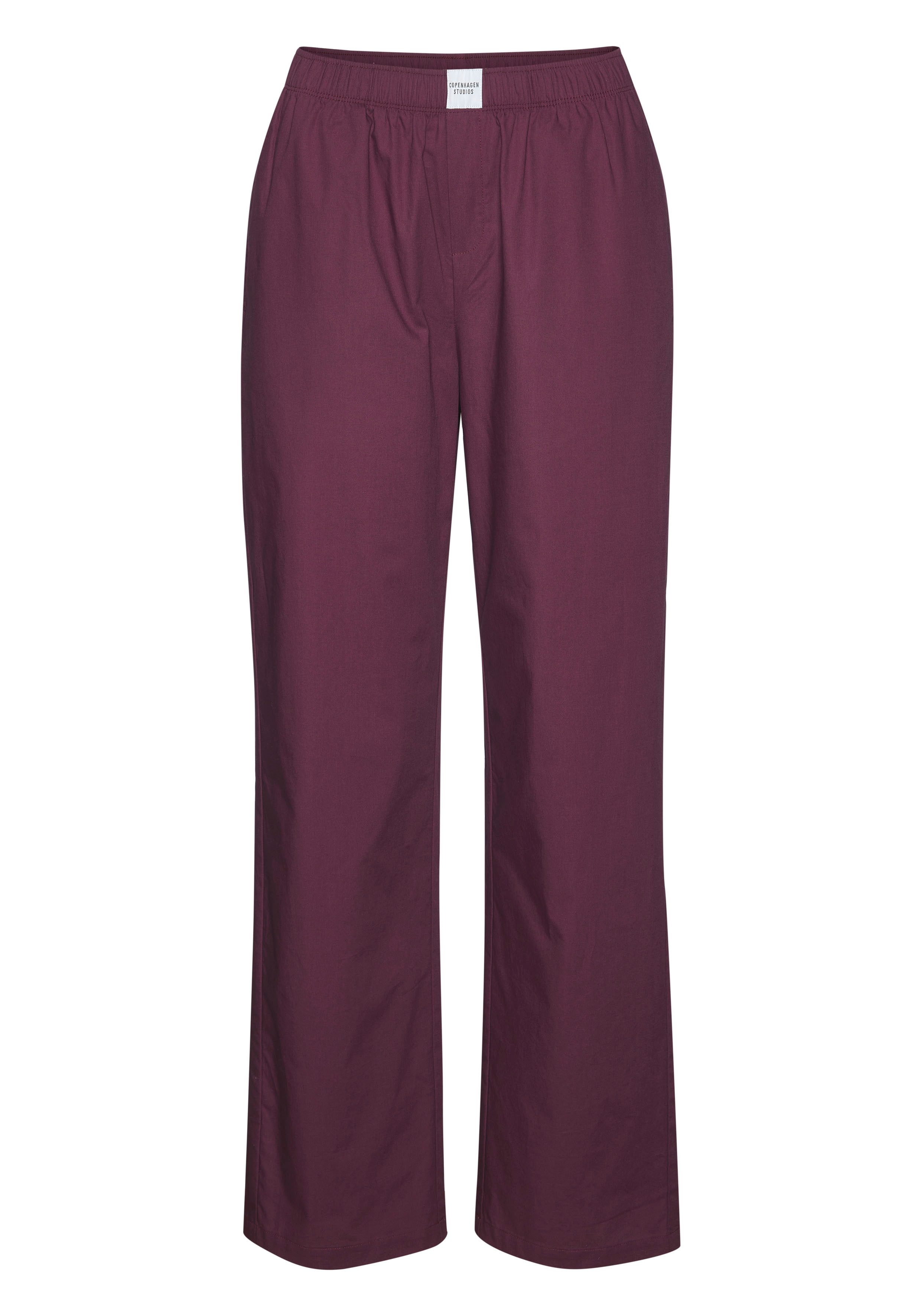 Copenhagen Studios Pyjamahose aus leichter Baumwolle-Webware