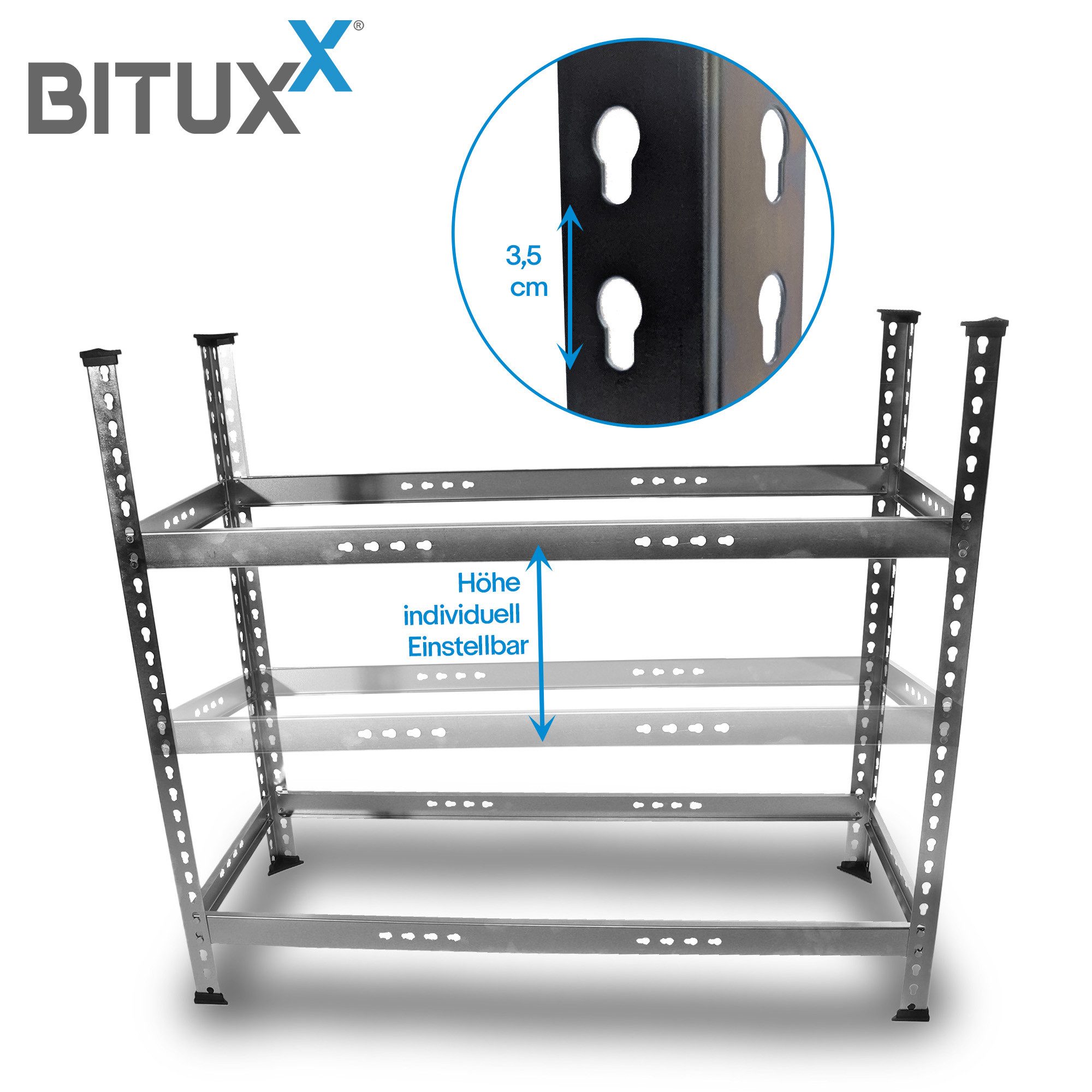 Bituxx Regal für Reifen bis 150kg – Bild 3 von 5