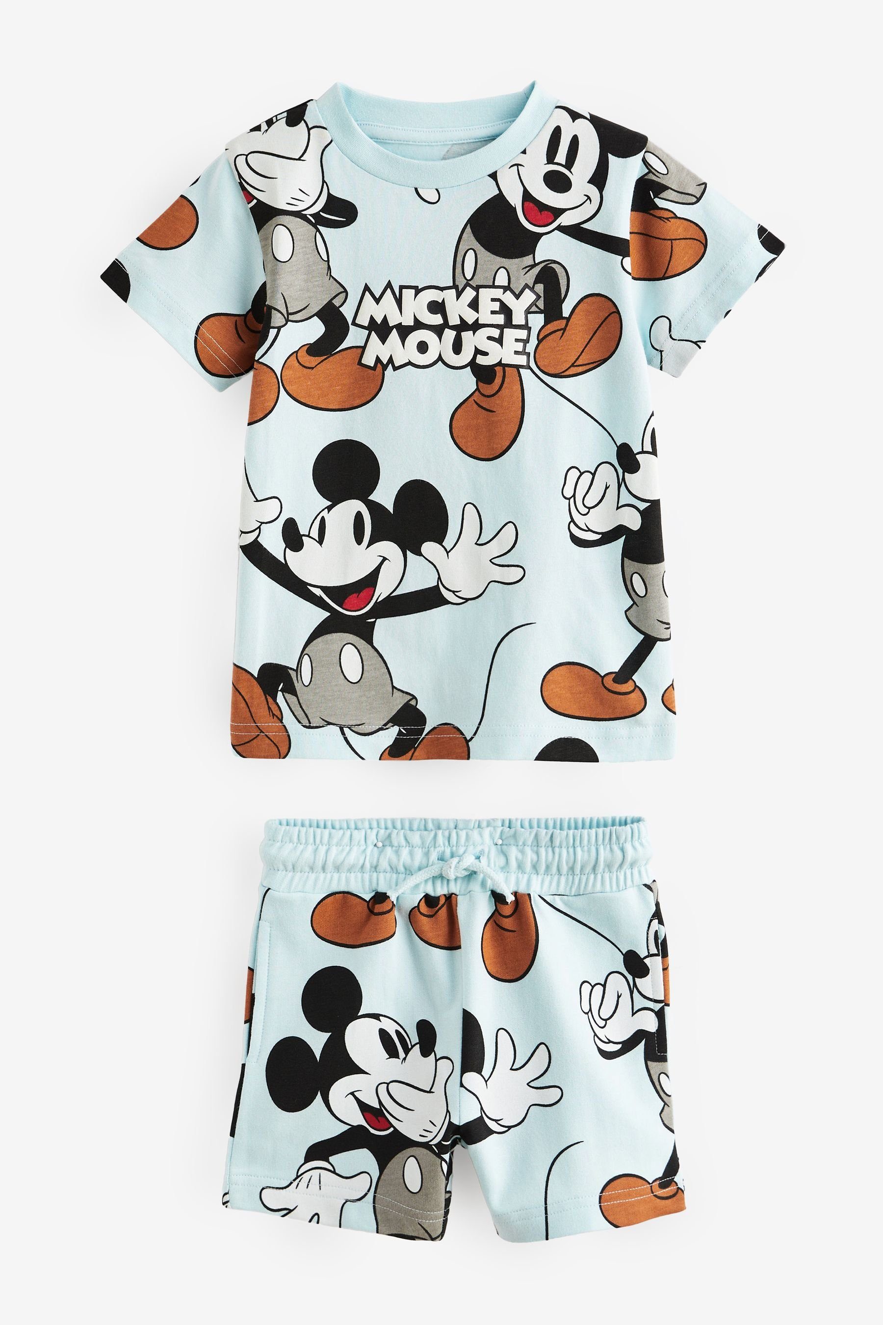 Next T-Shirt & Shorts Mickey T-Shirt und Shorts im Set (2-tlg)