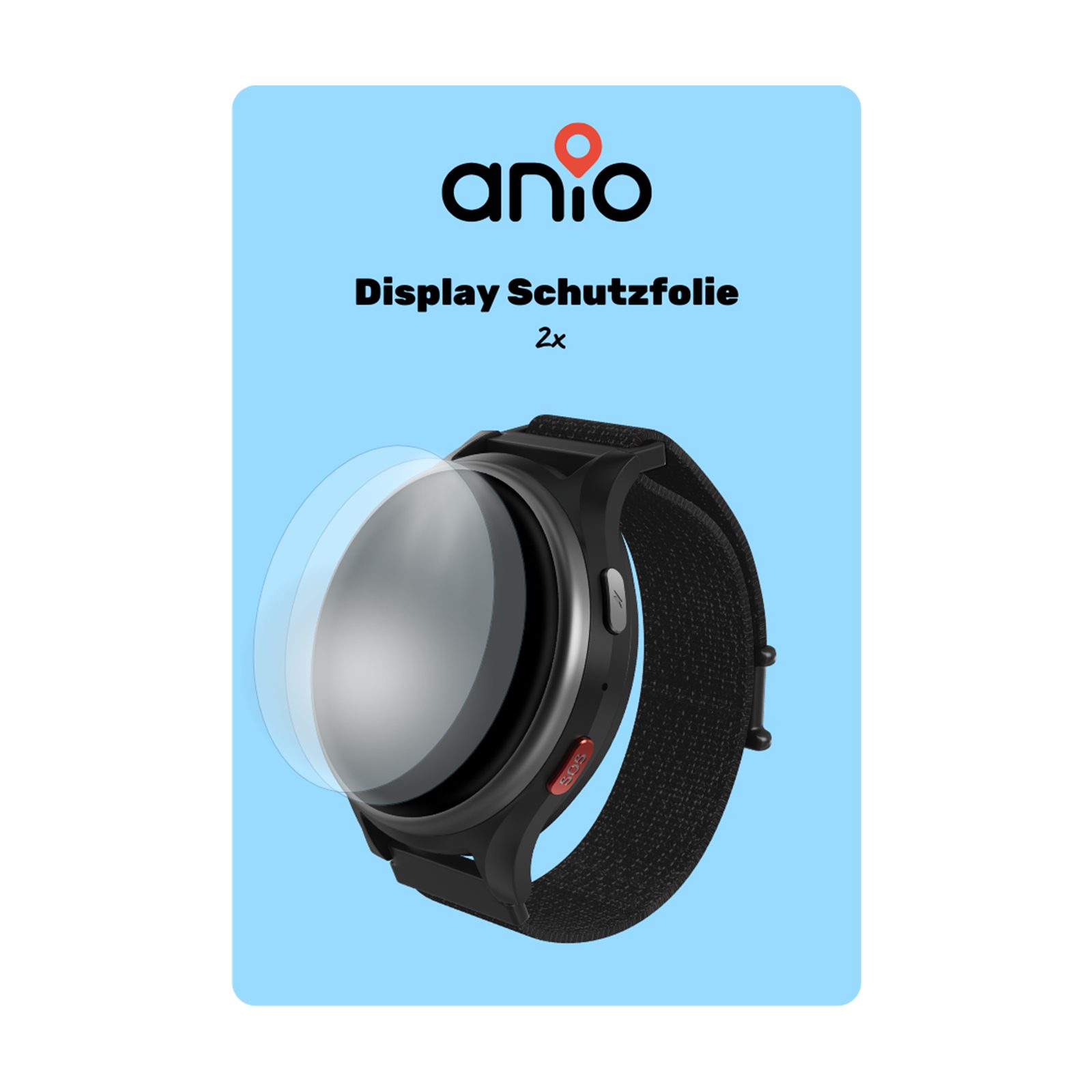 ANIO Smartwatch-Hülle Displayschutzfolie, Ersatzschutzfolie, Screen Protector Anio 6