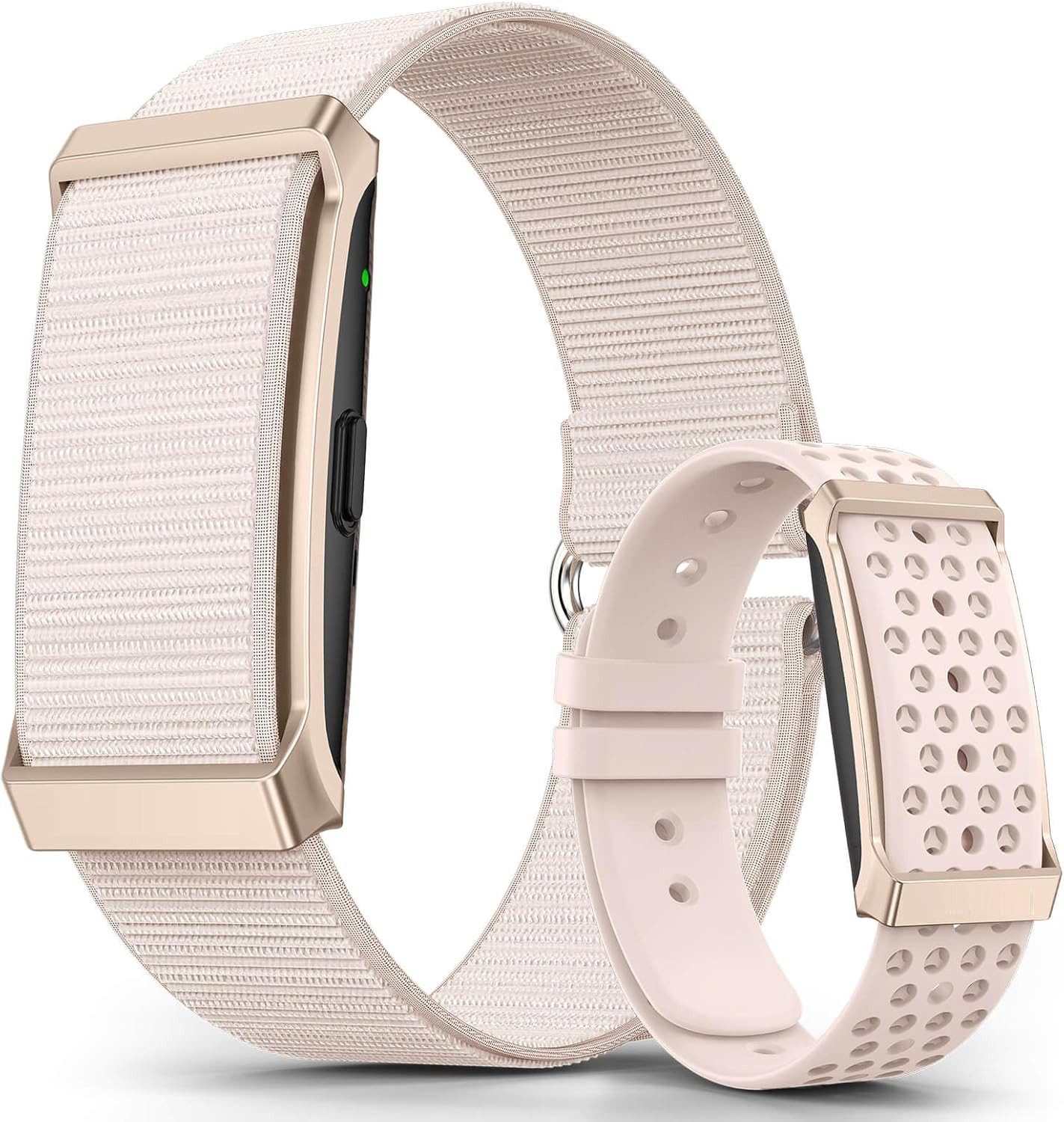 ANYSUN Smart Bracelet, Fitness Tracker 24/7 Gesundheits- & Aktivitätstracker Smartwatch Bildschirmlos, Schlaf-Tracker,Herzfrequenz-/Blutdruck-/SpO2-/HRV-/Stressmonitor, 170+ Sportmodi, 1 ATM, Kostenlose App,2 Armbänder,für Android und iOS