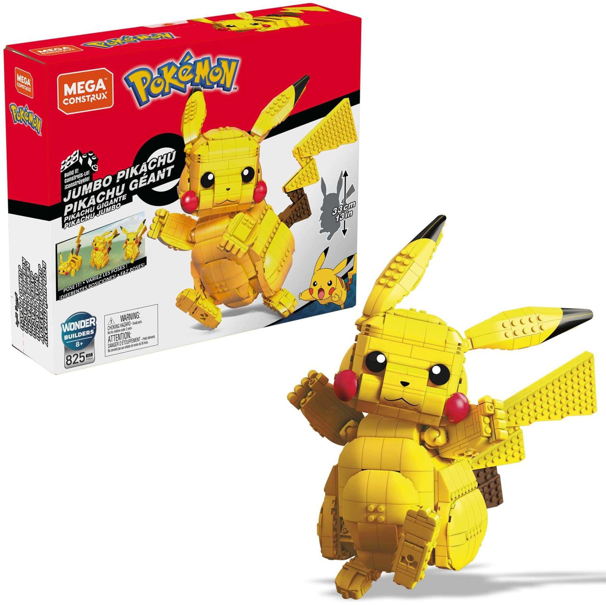 MEGA Spielfigur Pokémon Jumbo Pikachu, zum Zusammenbauen