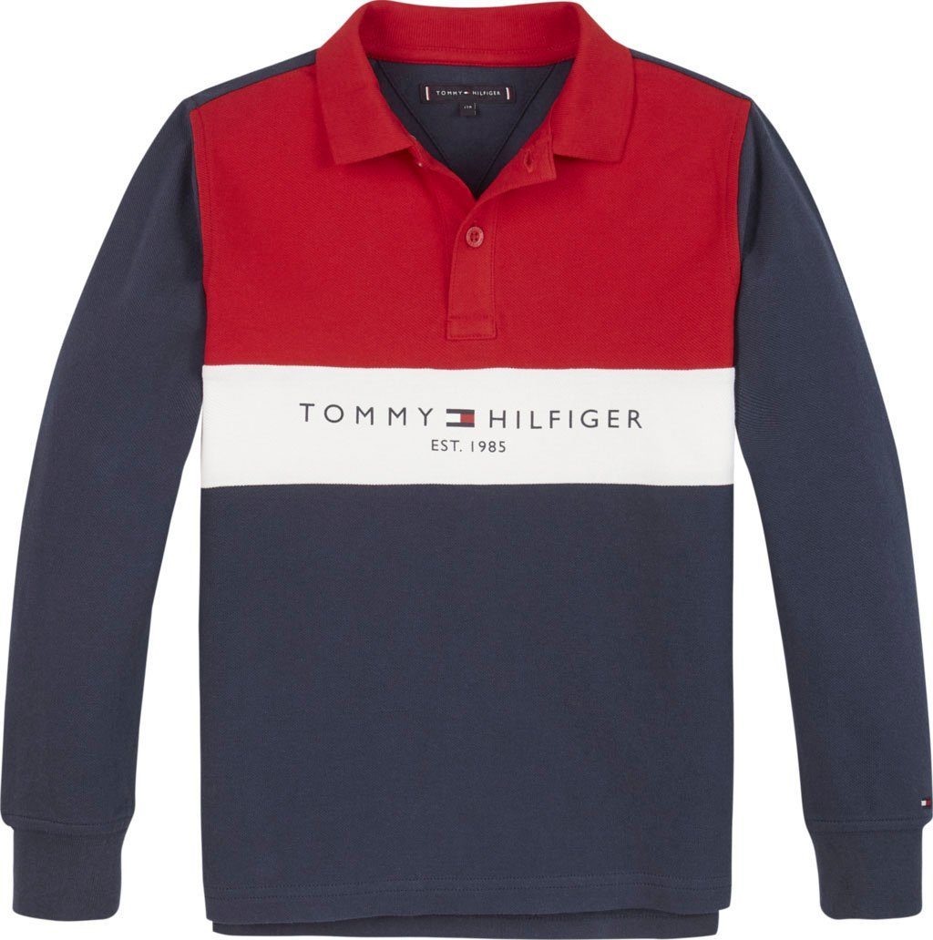 TOMMY HILFIGER Langarm-Poloshirt »BOLD COLORBLOCK POLO L/S« online kaufen |  OTTO