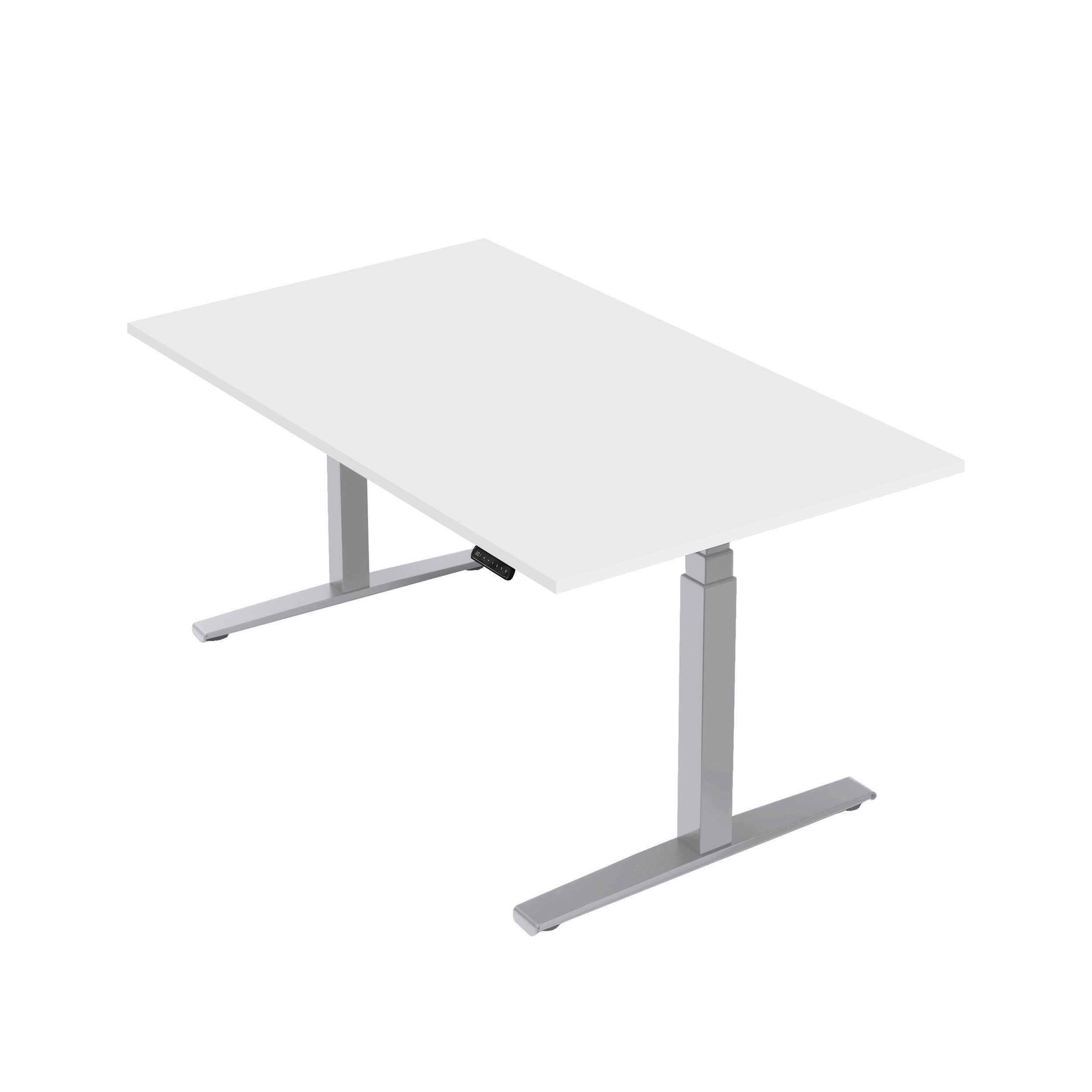 boho office® Schreibtisch Basic Line, Silber günstig online kaufen
