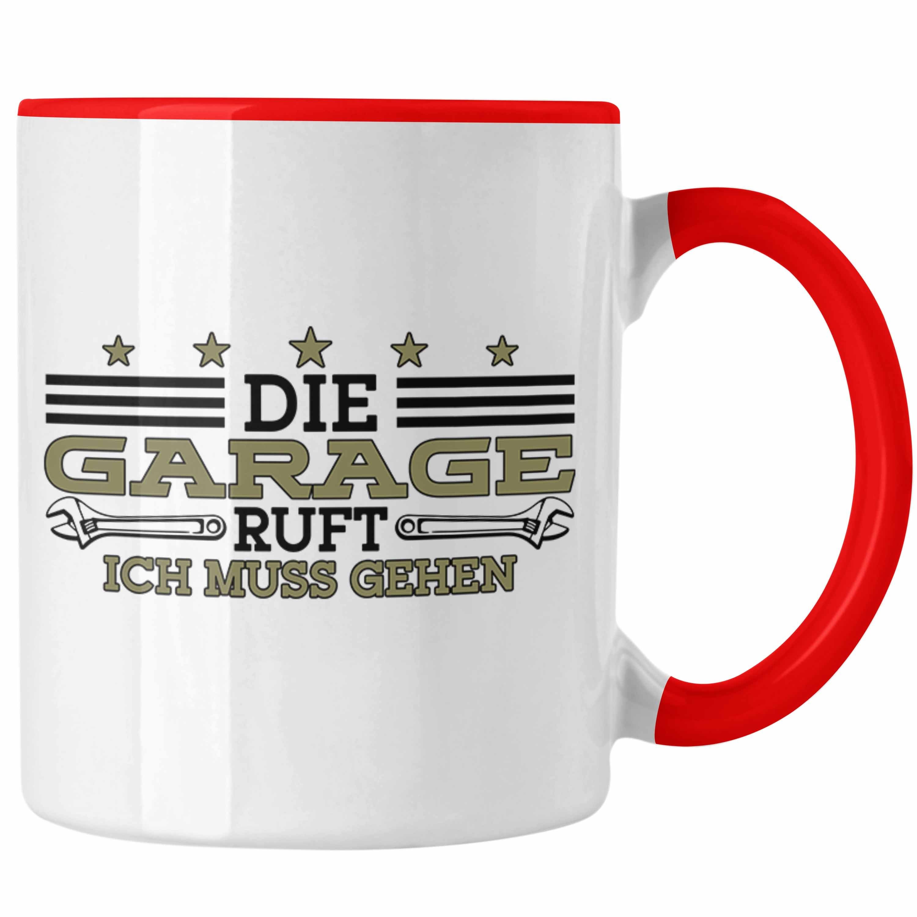 Geschenkidee Tasse Handwerker Garage Die Tasse Geschenkidee Opa Trendation Garage Papa Rot