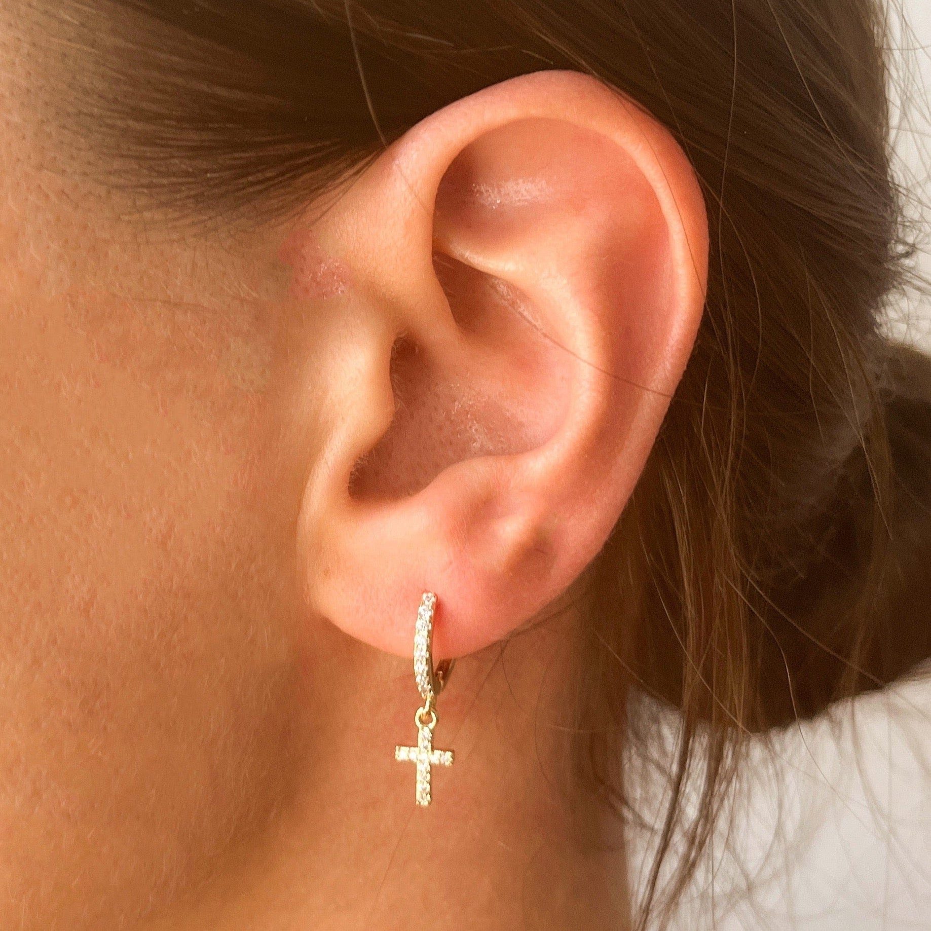 Cala Rose Paar Ohrstecker TINY CROSS günstig online kaufen