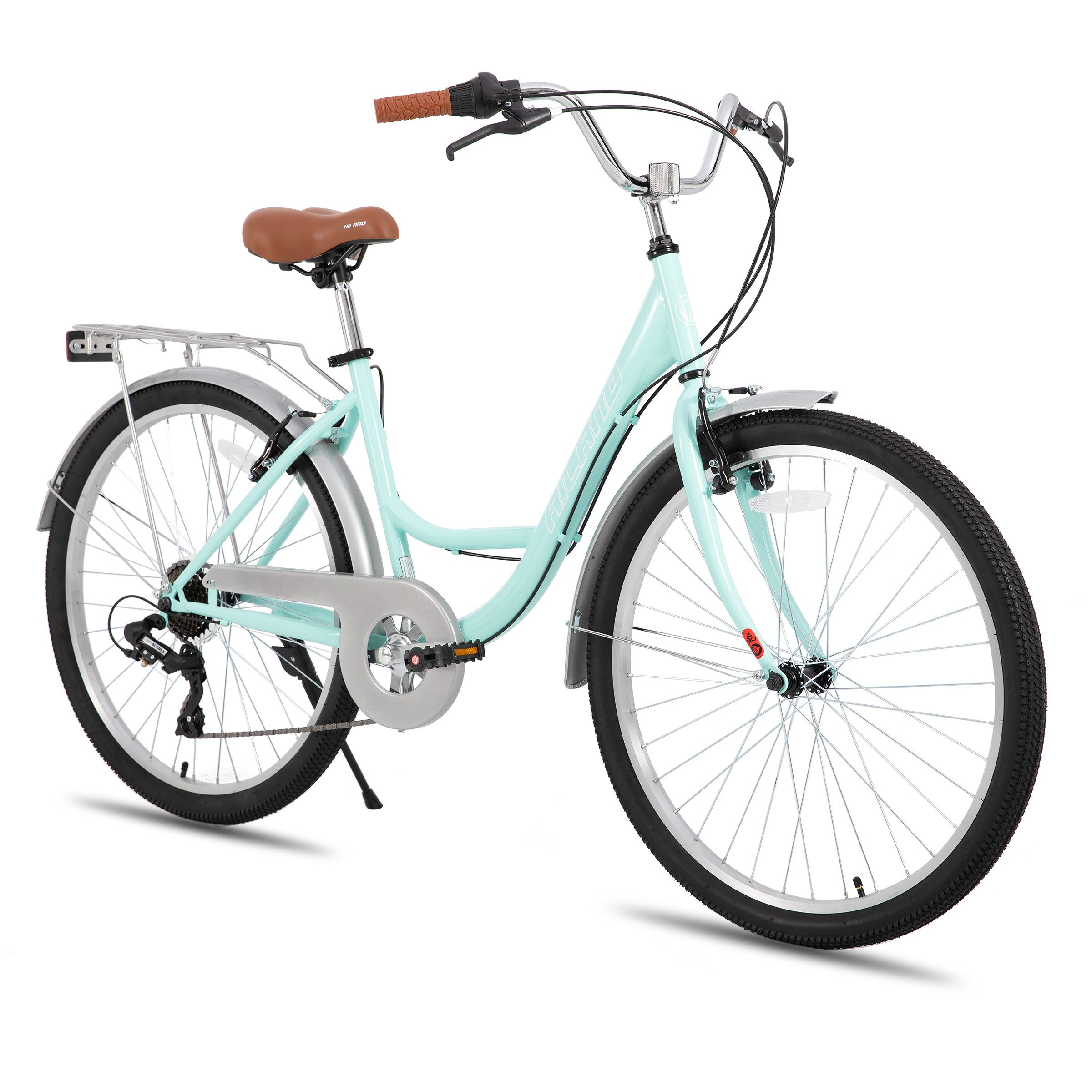 Cityrad 26 Zoll Pendlerfahrrad für Erwachsene, Herren und DamenHollandfahrrad