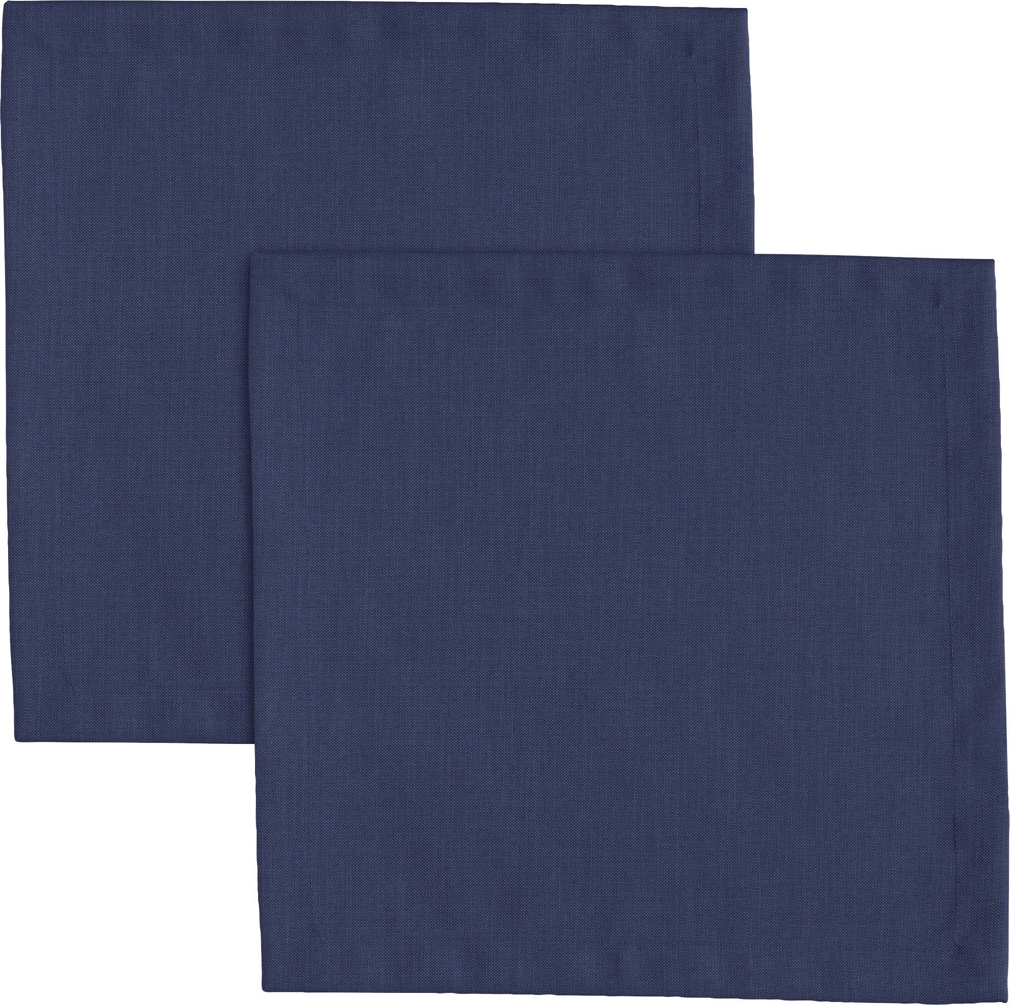 Erwin Müller Stoffserviette Serviette "Madrid" 2er-Pack, fleckabweisend Uni